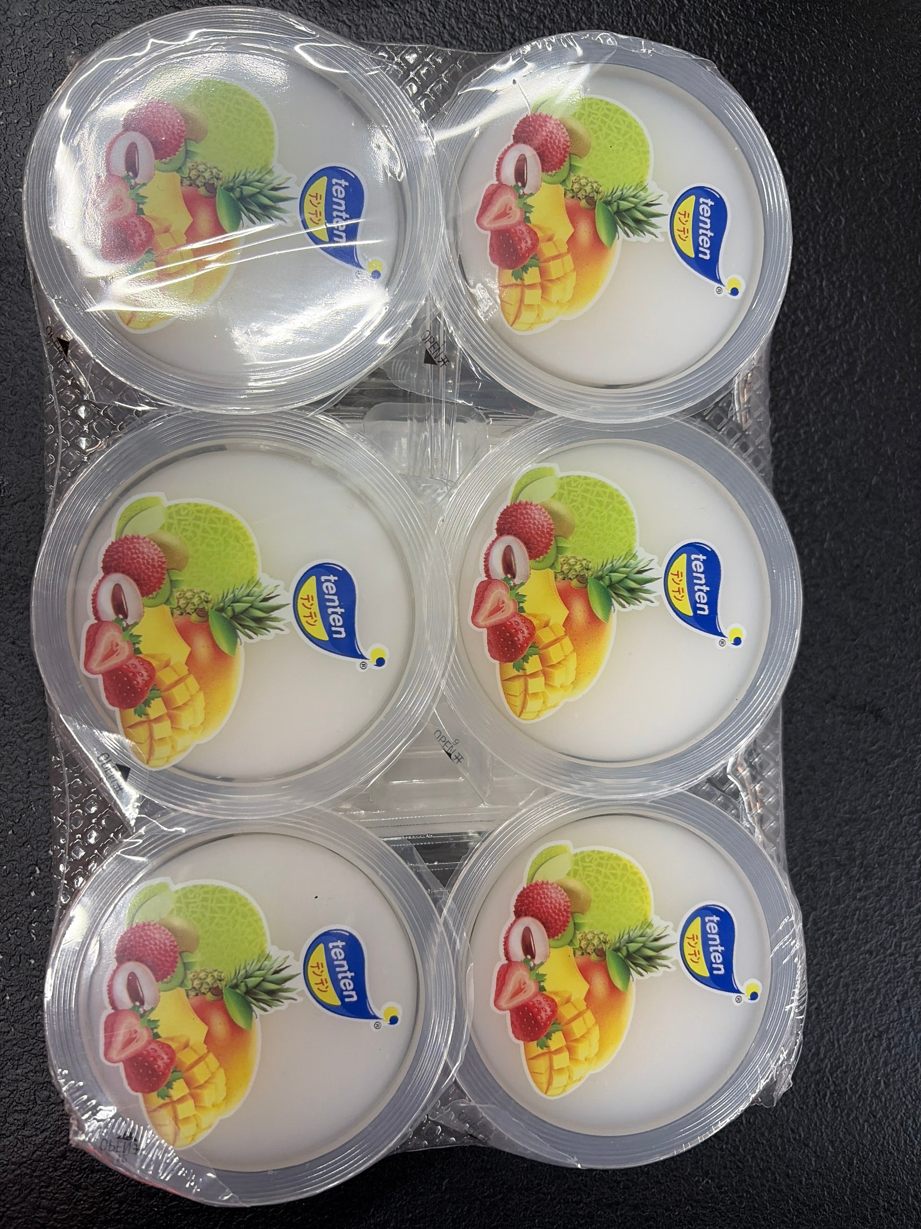 Tenten Nata De Coco Jelly Puddings Lychee Flavour