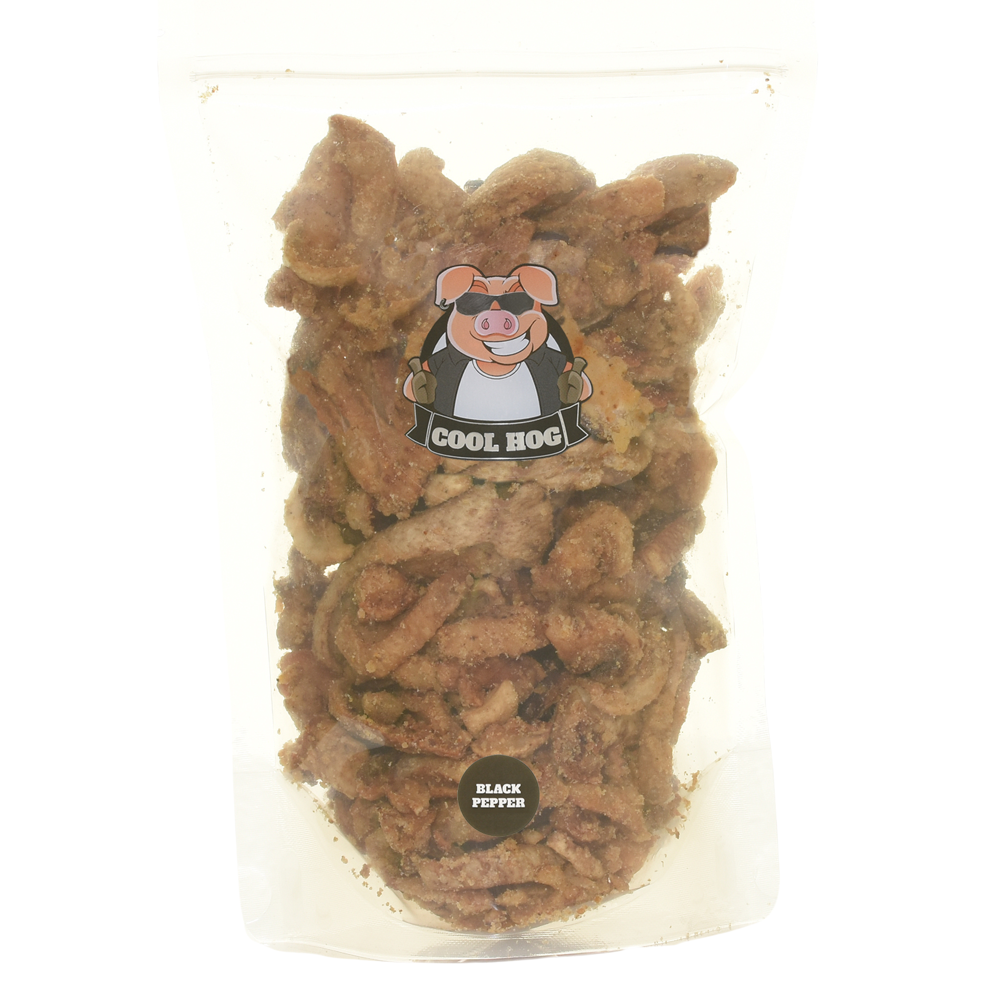 Salt & Cracked Black Pepper Flavour Traditional Pork Scratching Jar Refill Bag