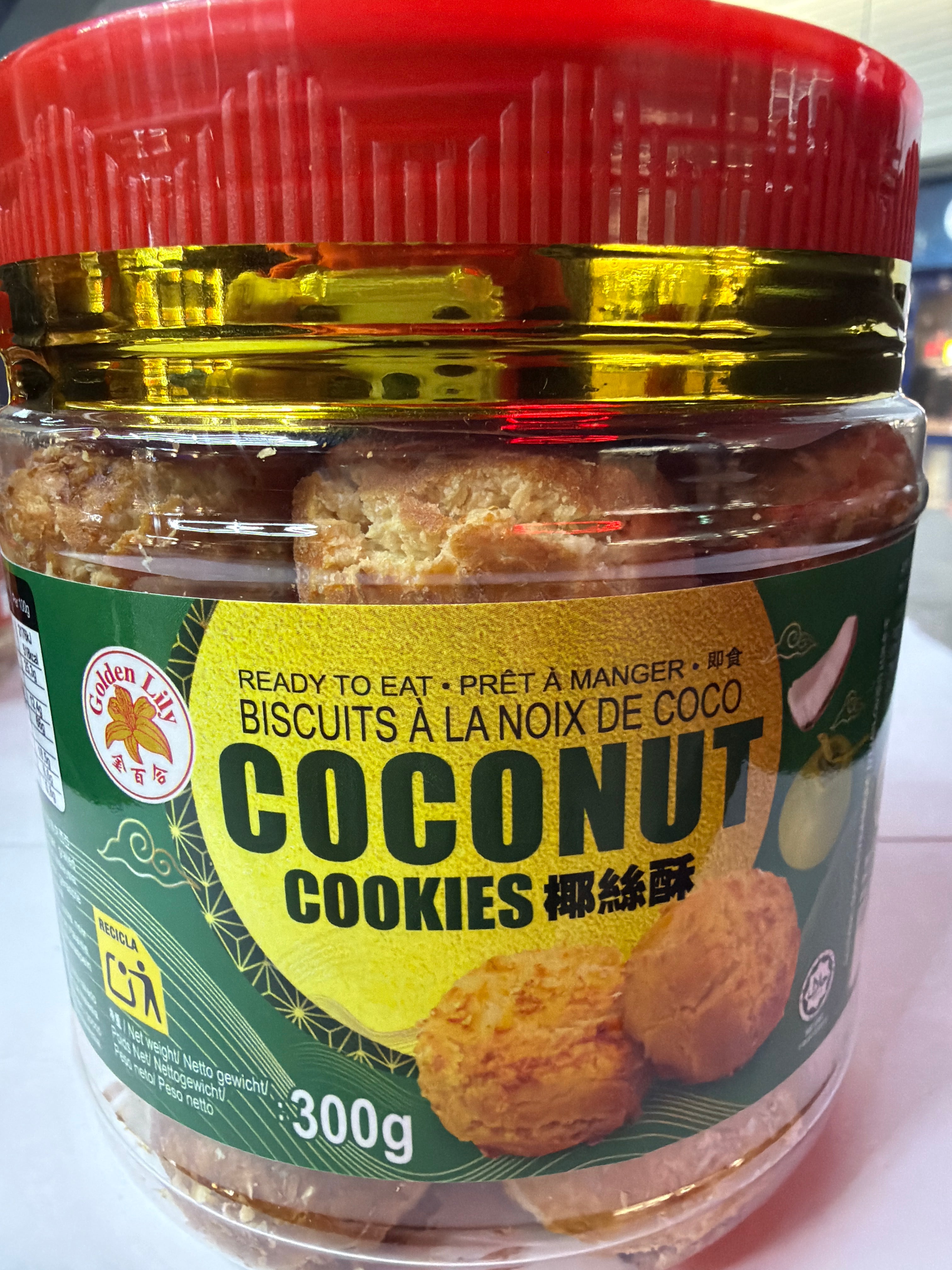 Golden Lily Cookies Coconut Flavour 300g