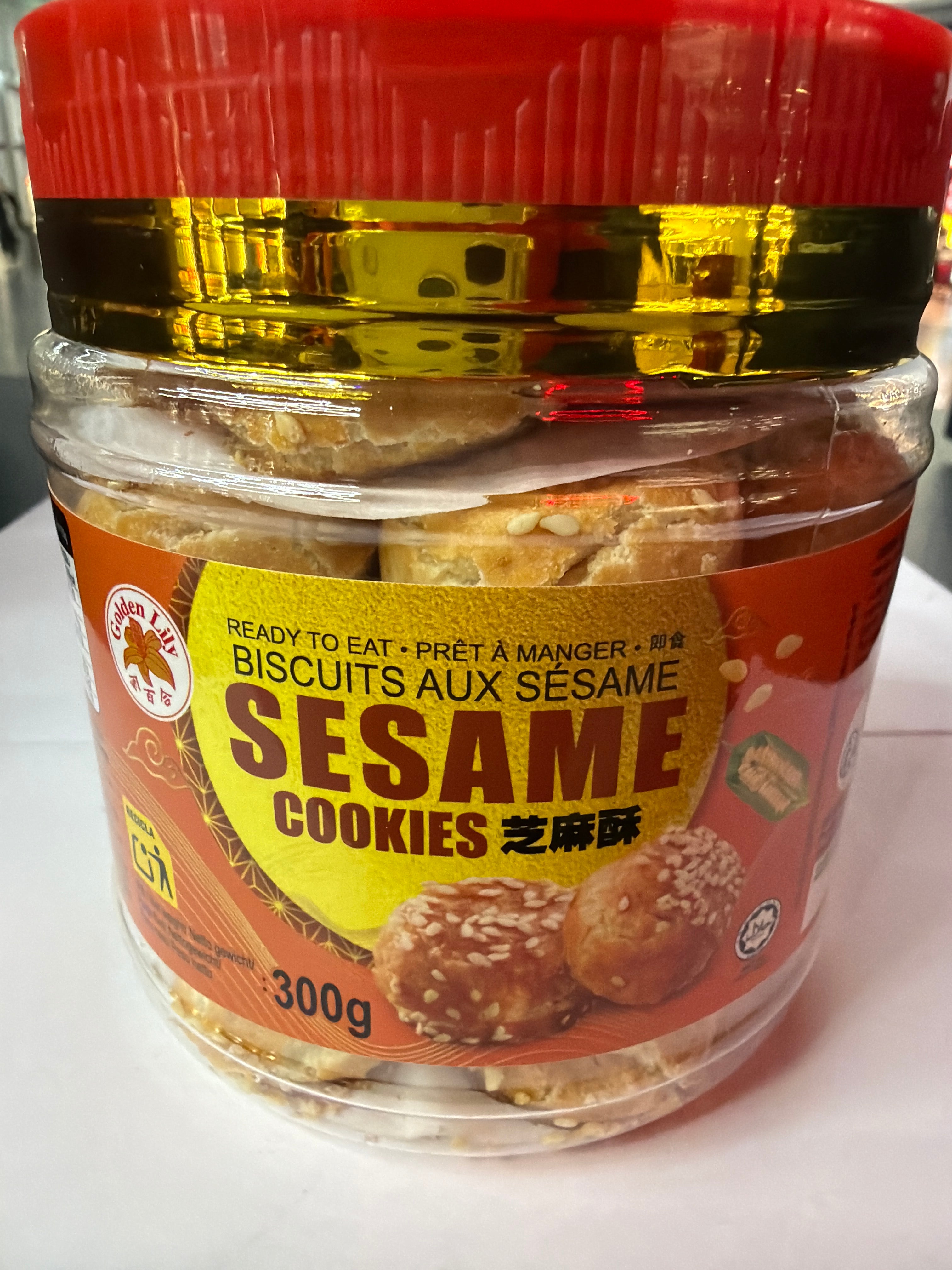 Golden Lily Cookies Sesame Flavour 300g