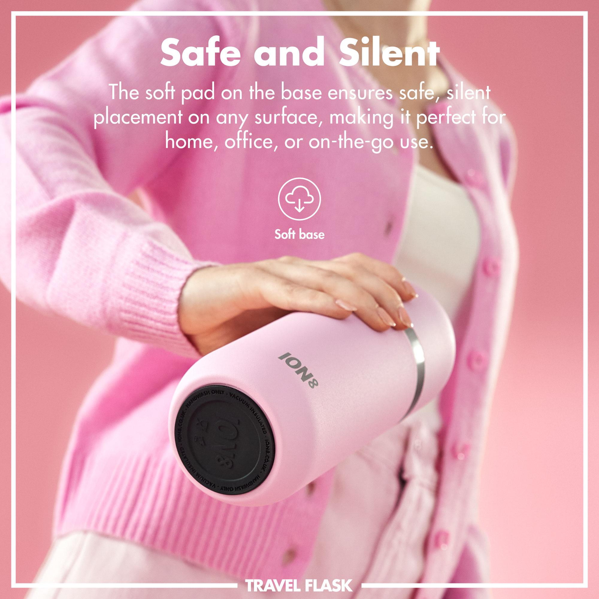 Luma Vacuum Insulated, Flask & Mug, Rose Quartz, 700ml (24oz)