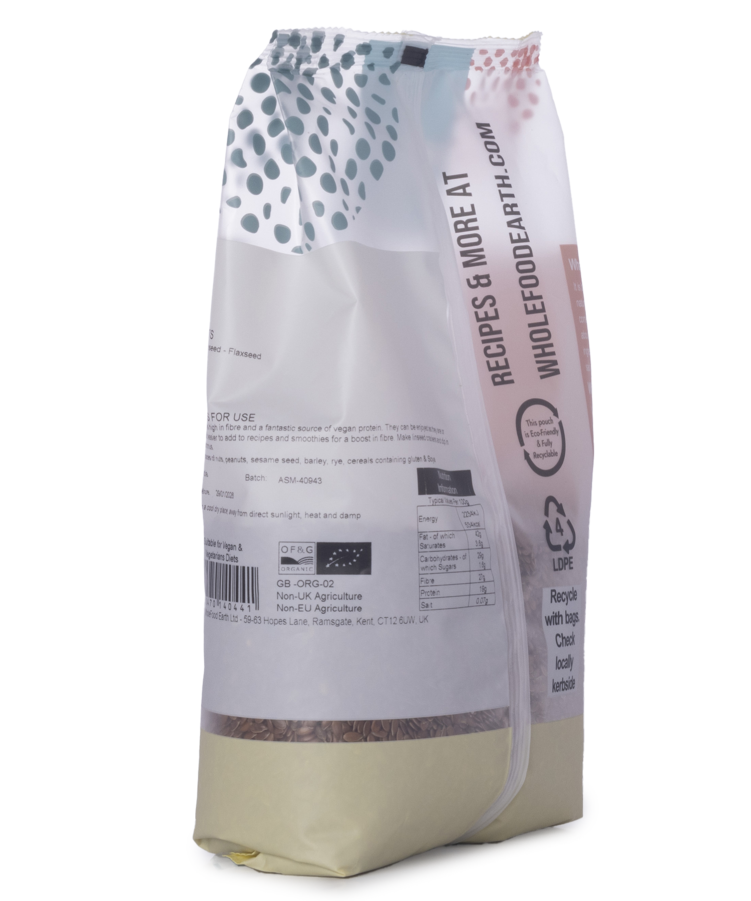 Organic Brown Linseed/Flaxseed