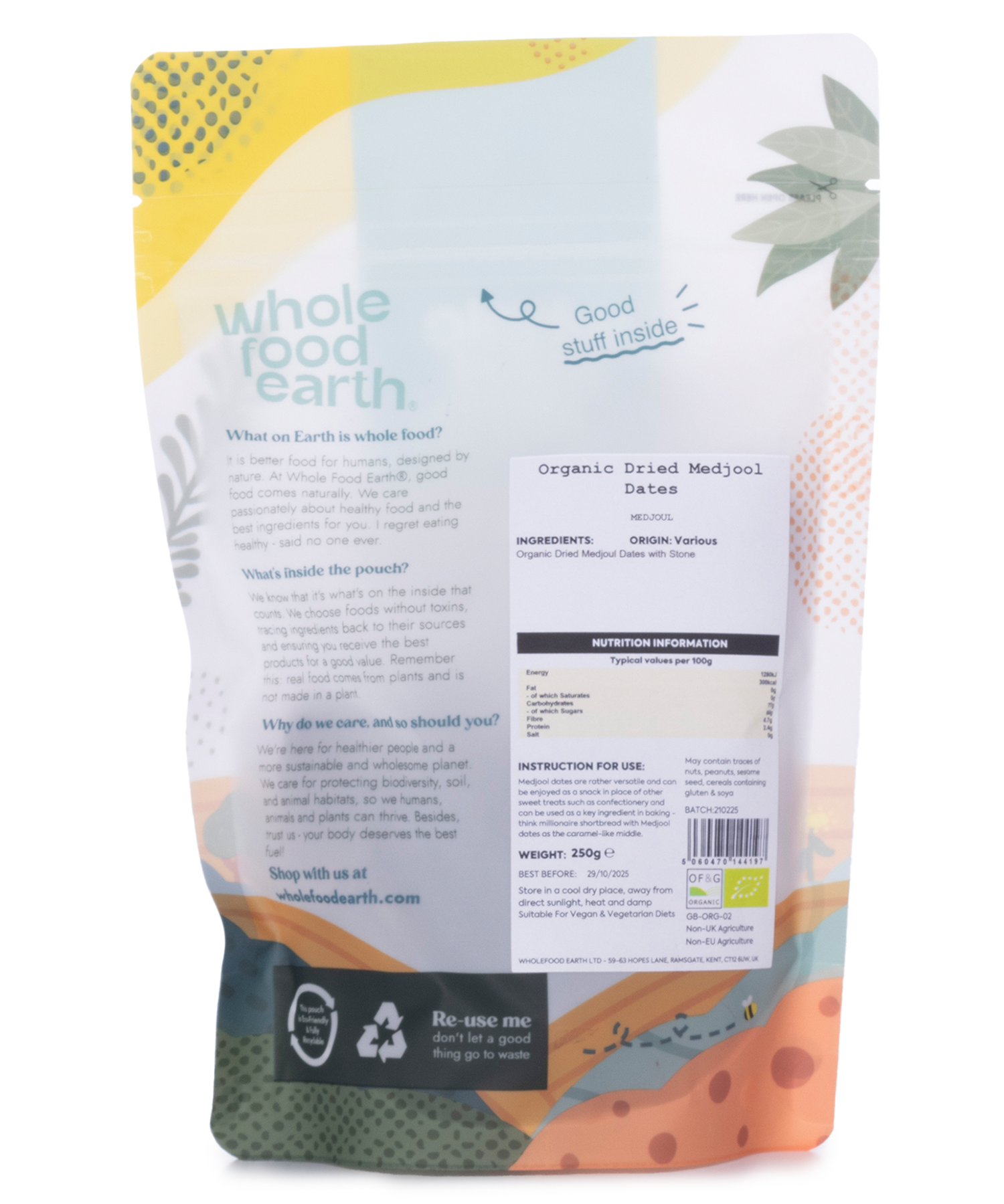 Organic Dried Medjoul/Medjool Dates