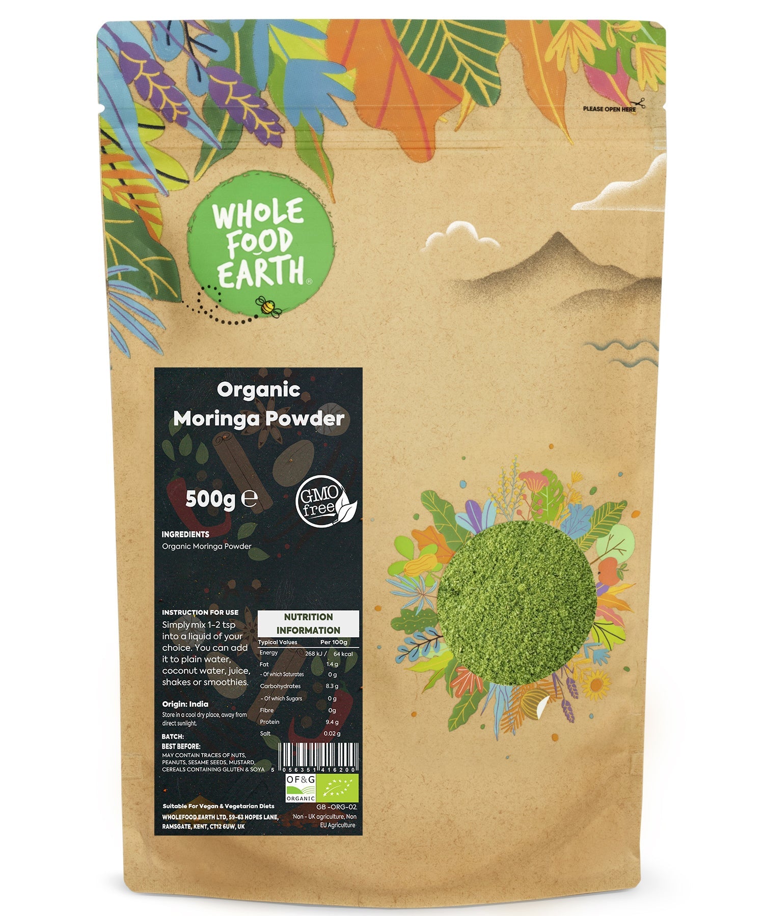 Organic Moringa Powder