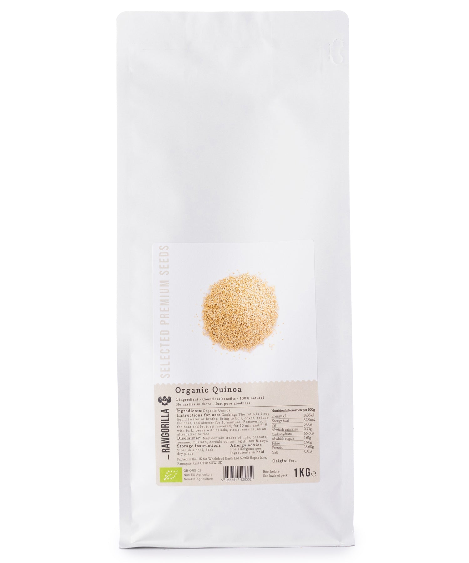 Organic Quinoa - RAWGORILLA - 1kg