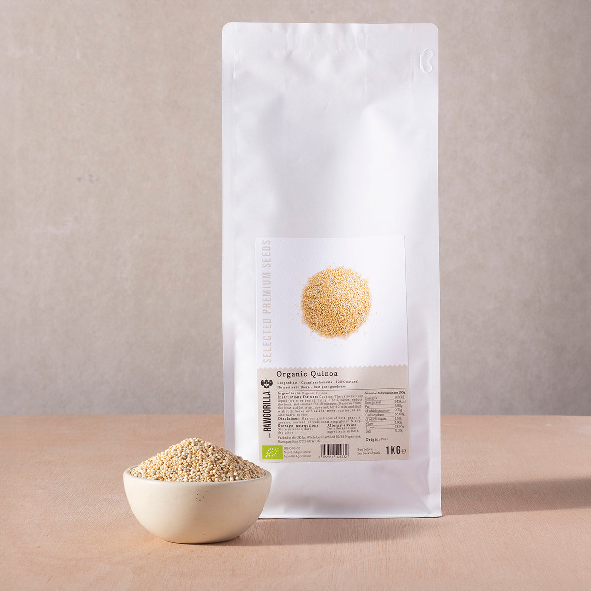 Organic Quinoa - RAWGORILLA - 1kg