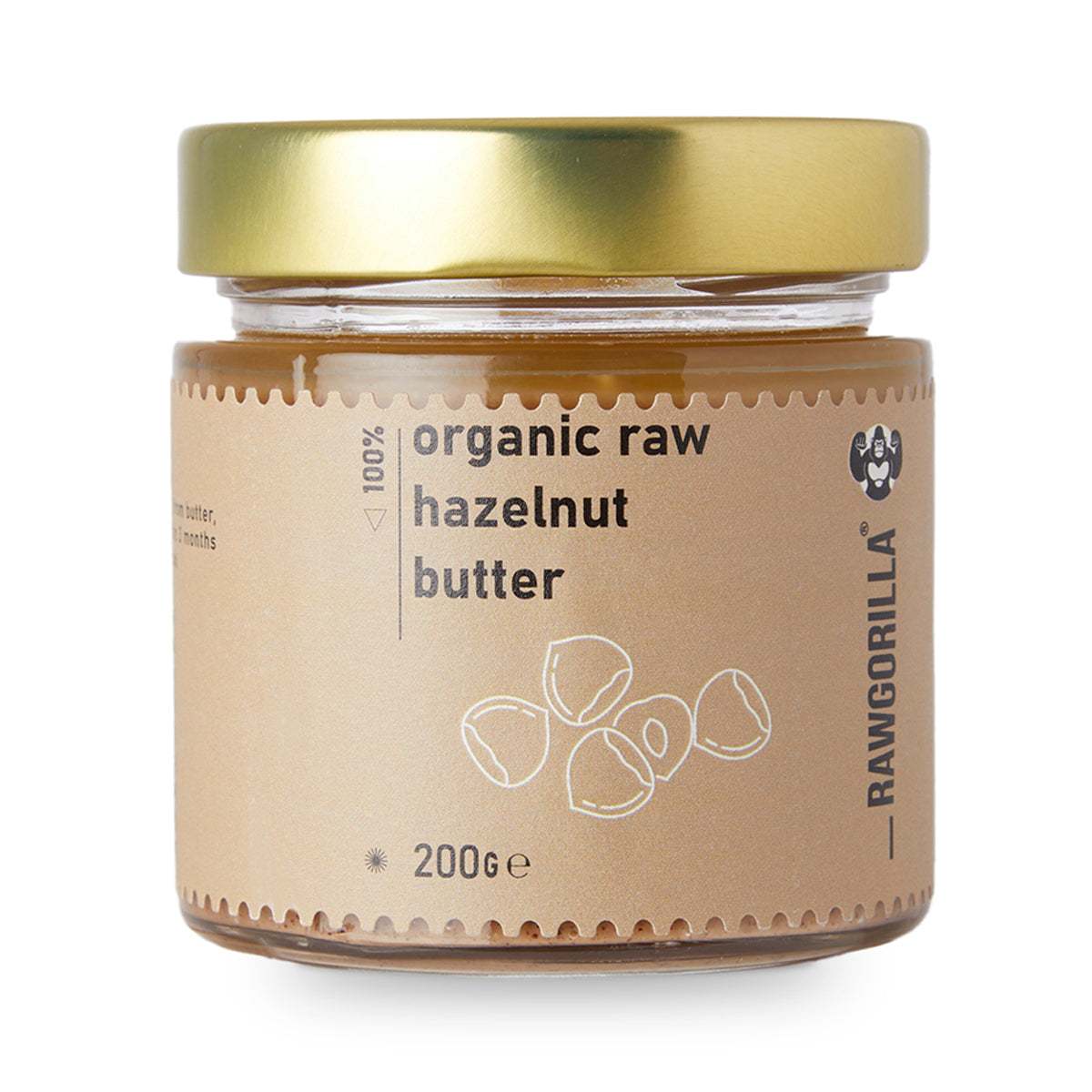 Organic Raw Hazelnut Butter - RAWGORILLA