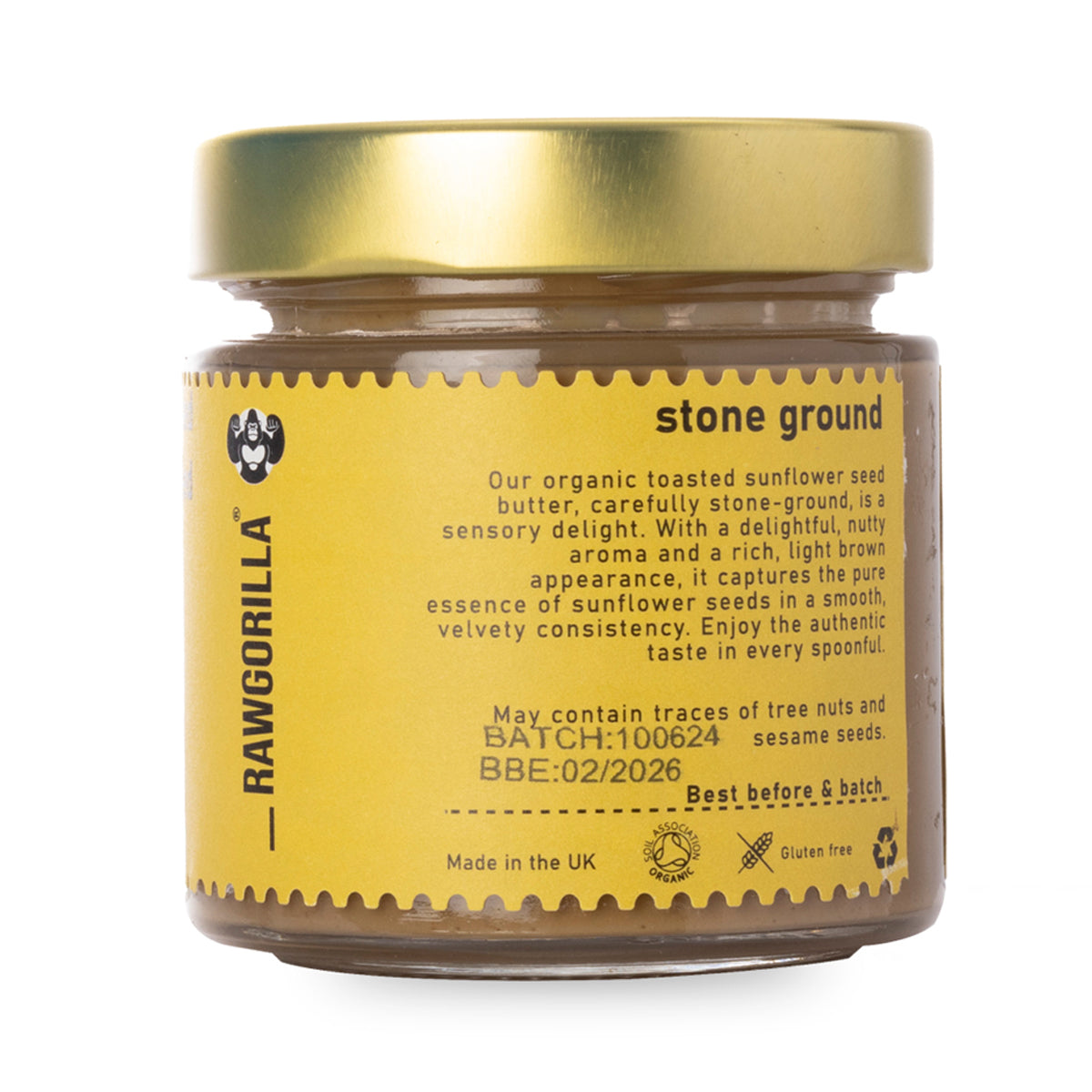 Organic Toasted Sunflower Seed Butter - RAWGORILLA
