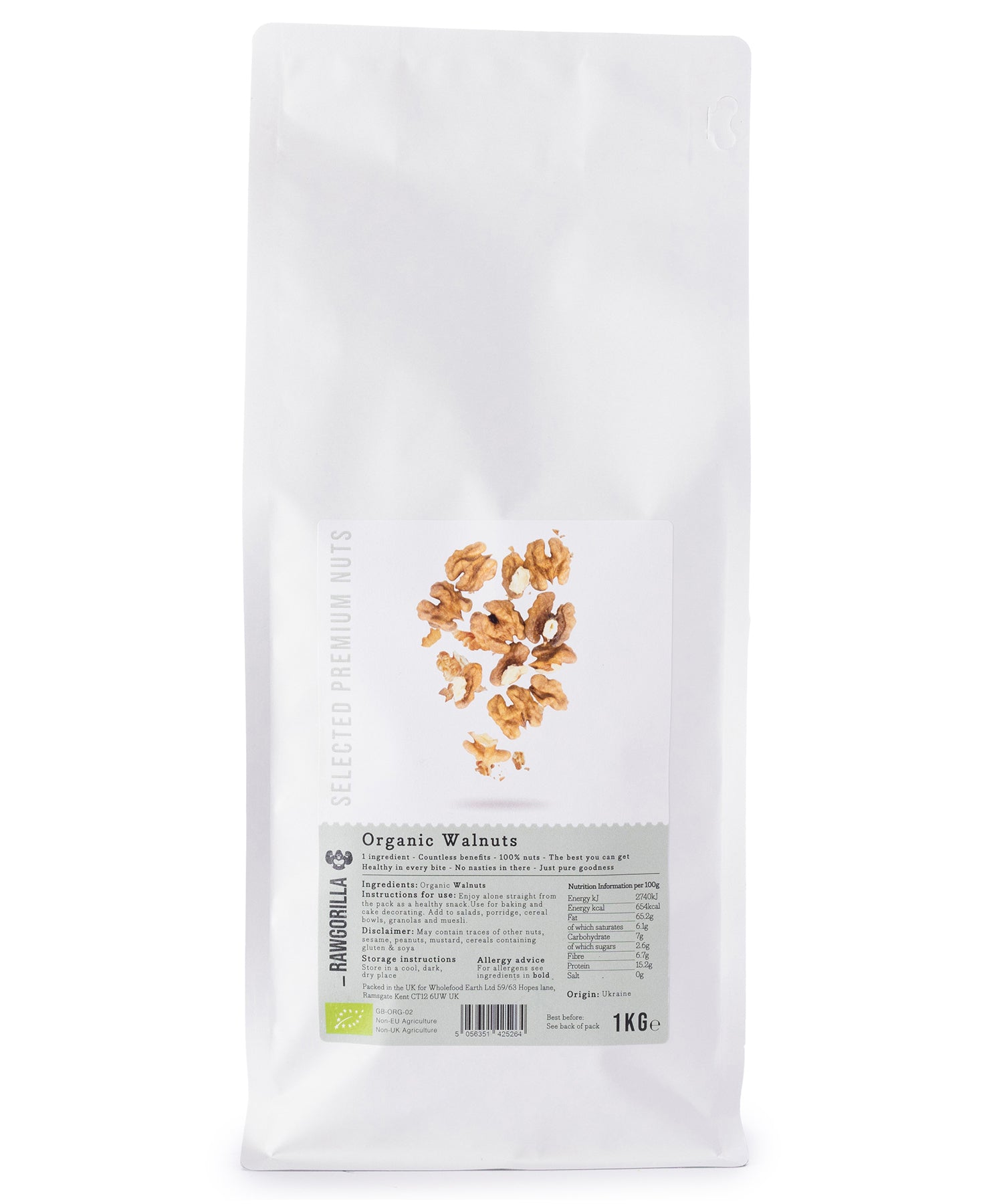 Organic Walnuts - RAWGORILLA - 1kg