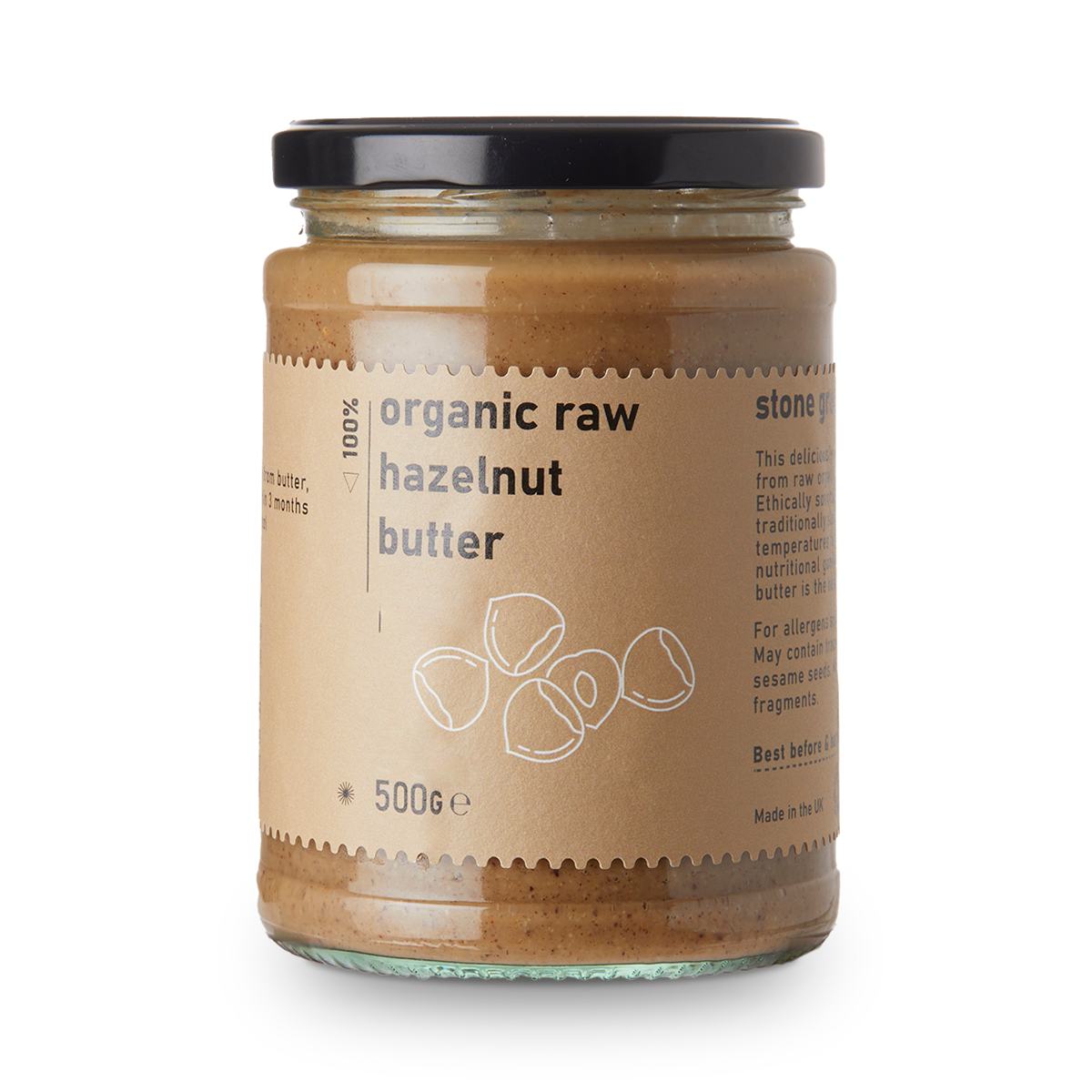 Organic Raw Hazelnut Butter - RAWGORILLA
