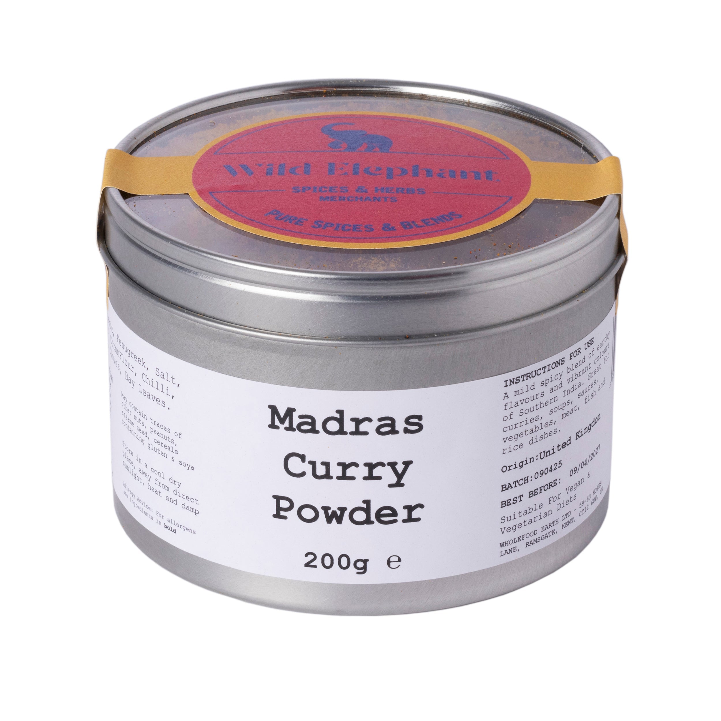 Madras Curry Powder - Wild Elephant