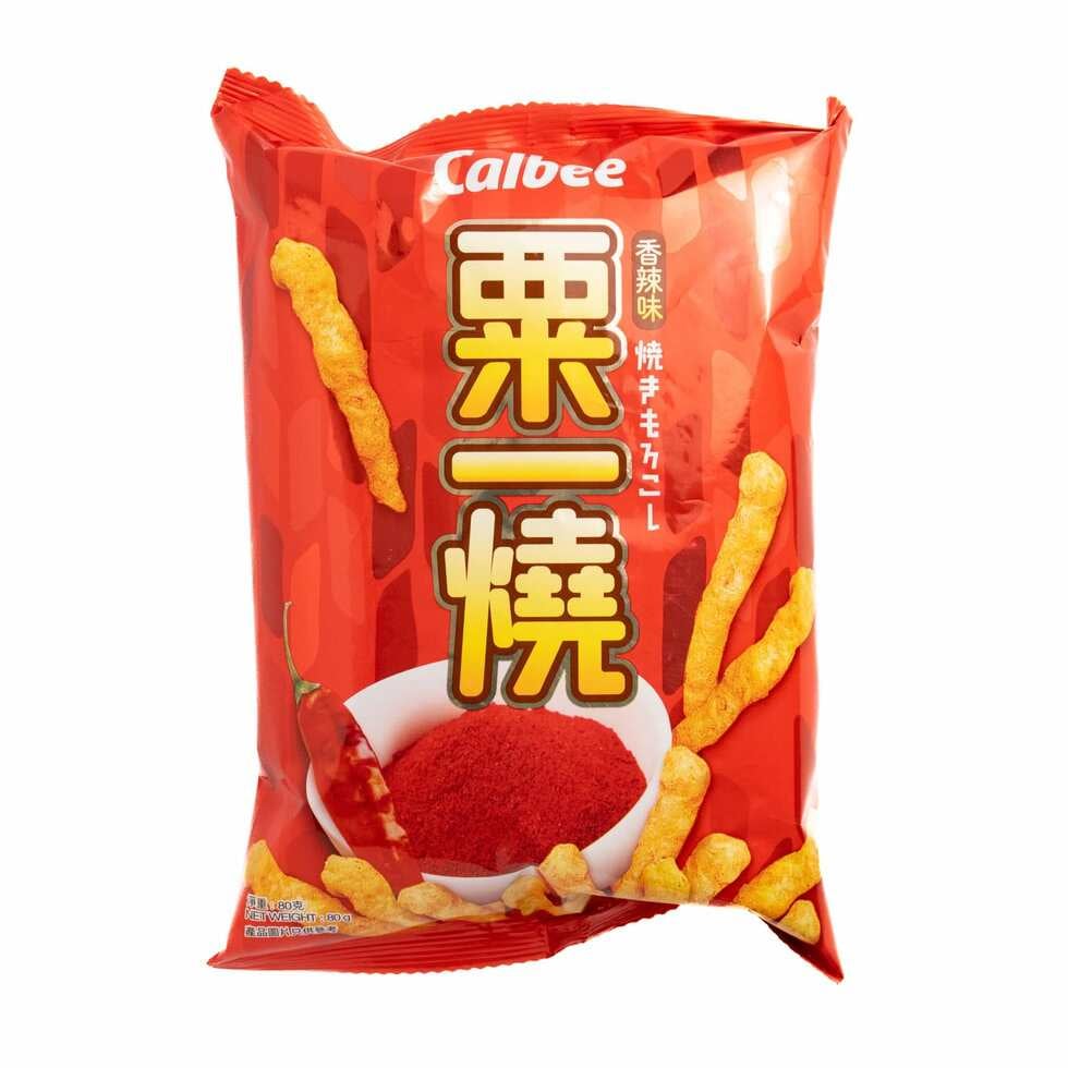 Calbee Grill A Corn - Hot & Spicy 80G