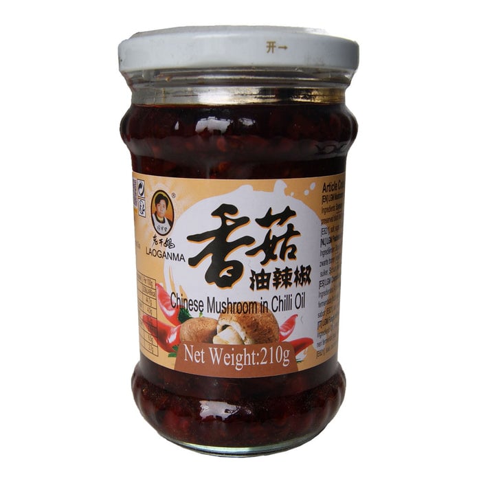 Lao Gan Ma Chinese Mushrooms In Chilli Oil 210g