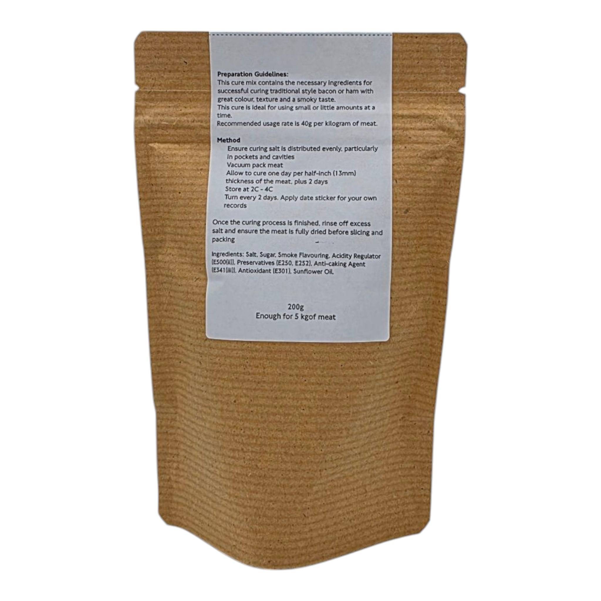 Bacon Curing Kit for Homemade Hickory Smoked Bacon