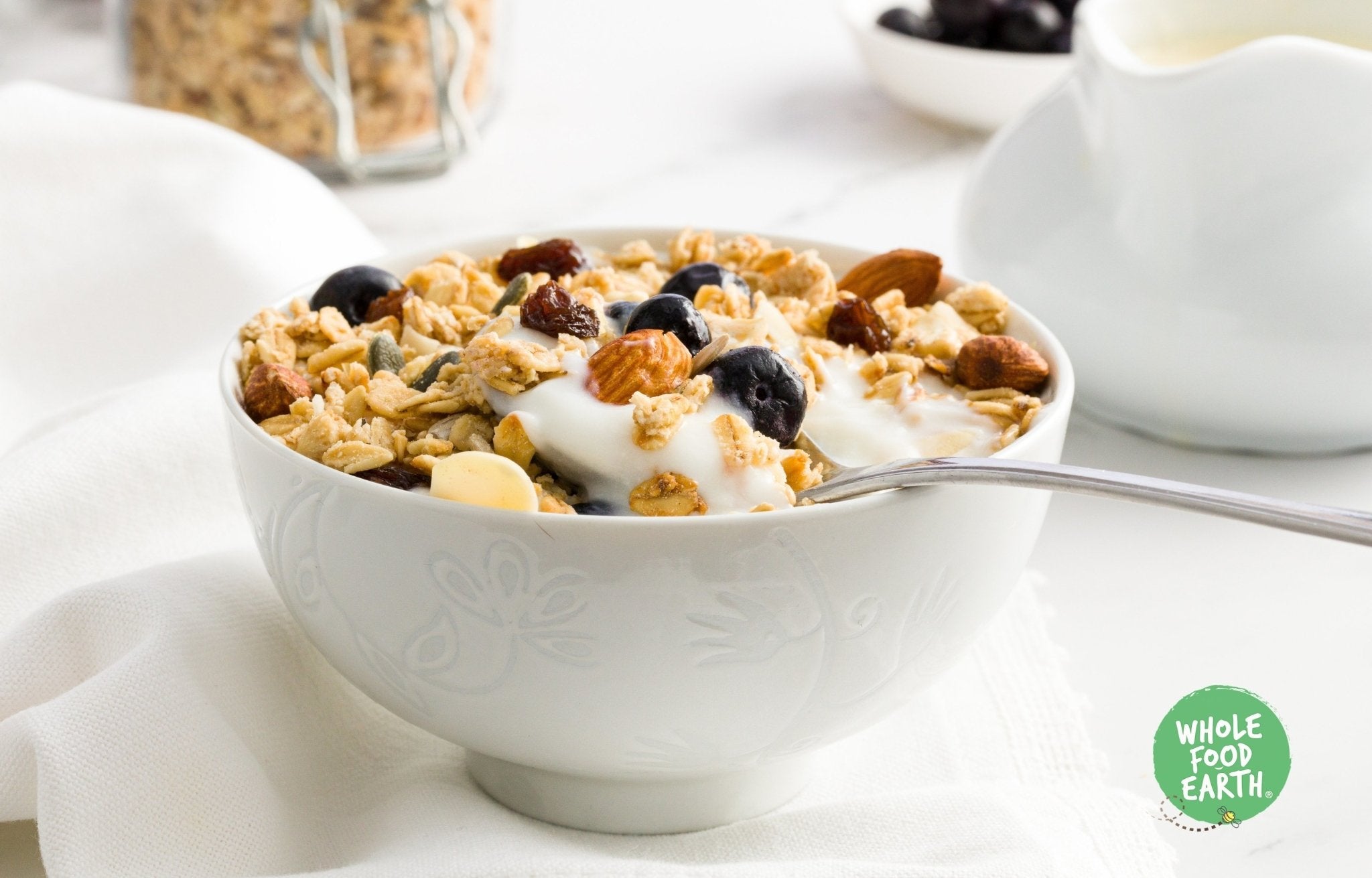 Premium Breakfast Muesli A Blend of Flakes with Dried Fruit, Nuts & Seeds