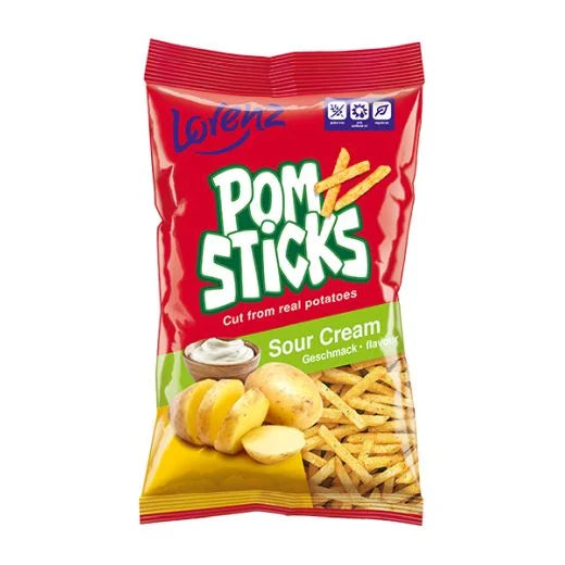 Lorenz Pom Sticks Sour Cream 85g