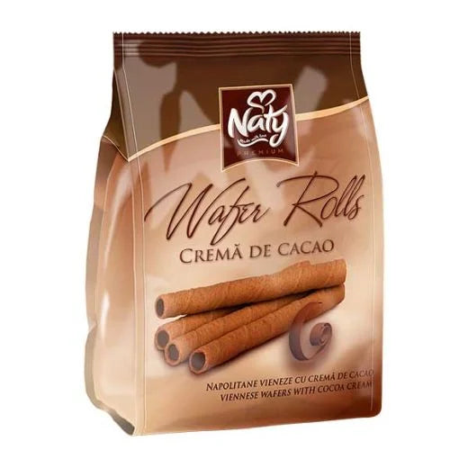 Naty Wafer Rolls with Cocoa Cream 200g