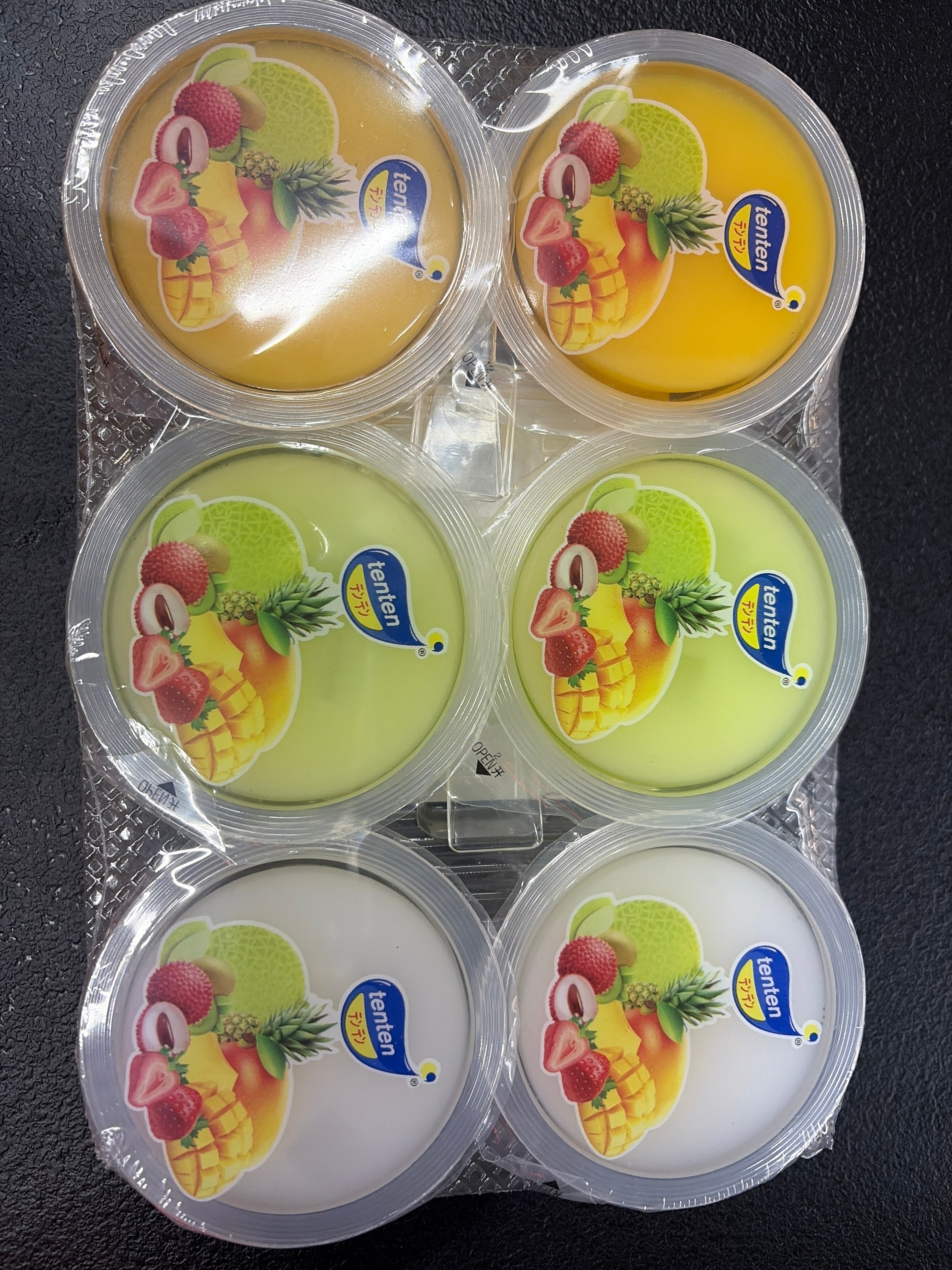 Tenten Nata De Coco Jelly Puddings Assorted Flavours