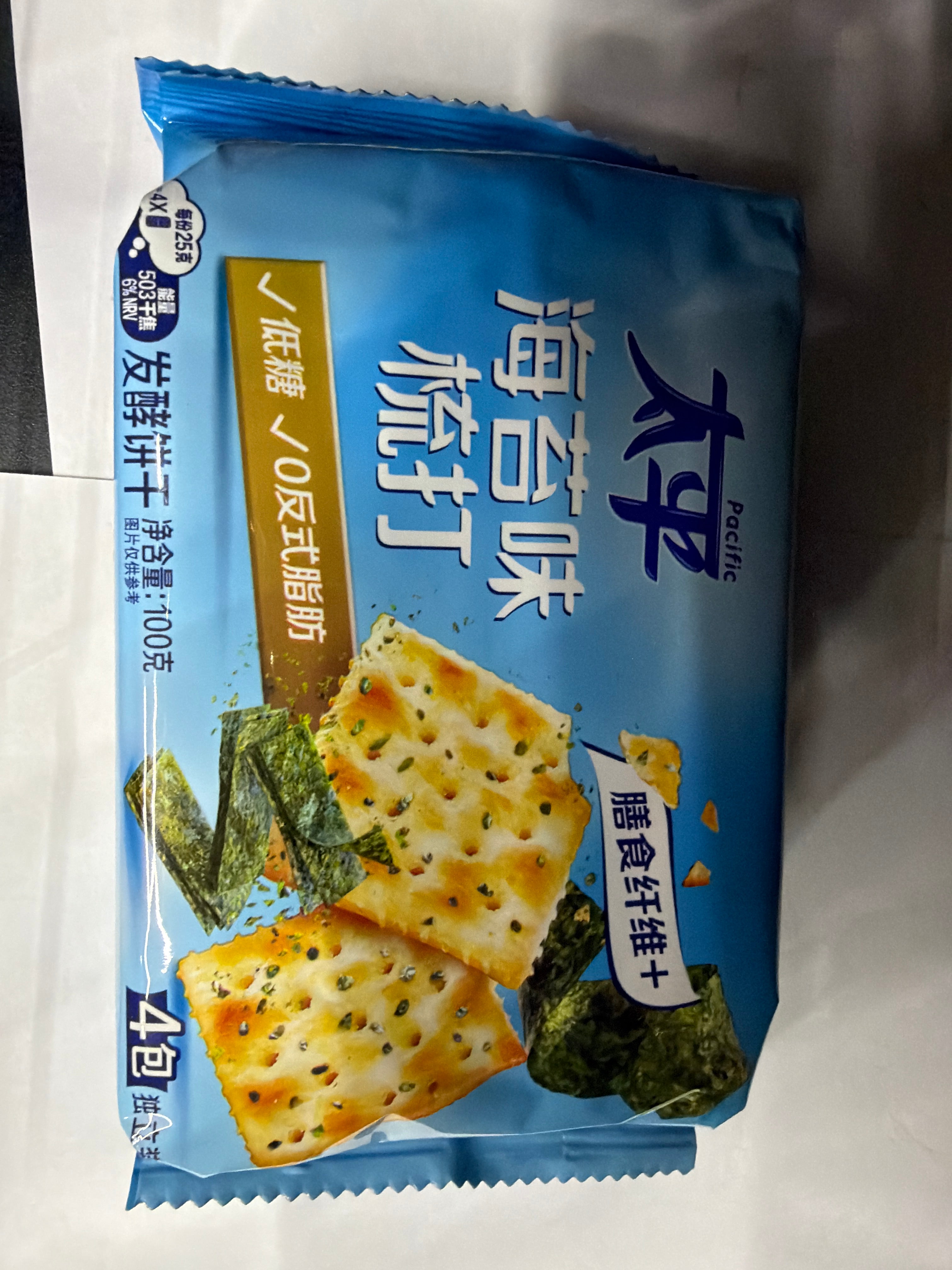 Pacific Saltine Cracker - Seaweed 100g