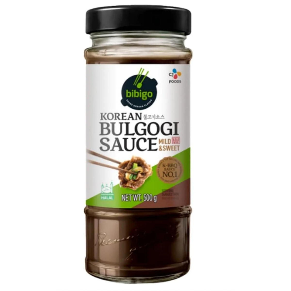 Bibigo Korean Bulgogi Sauce Hot & Spicy 500g