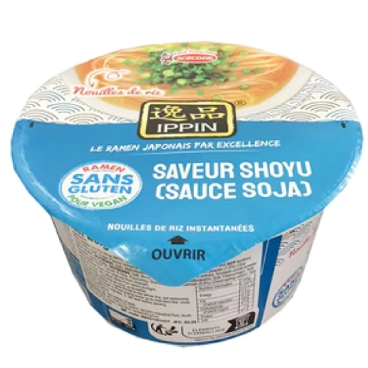 Acecook Ippin Instant Noodles In Bowl Shoyu Flavour 63g