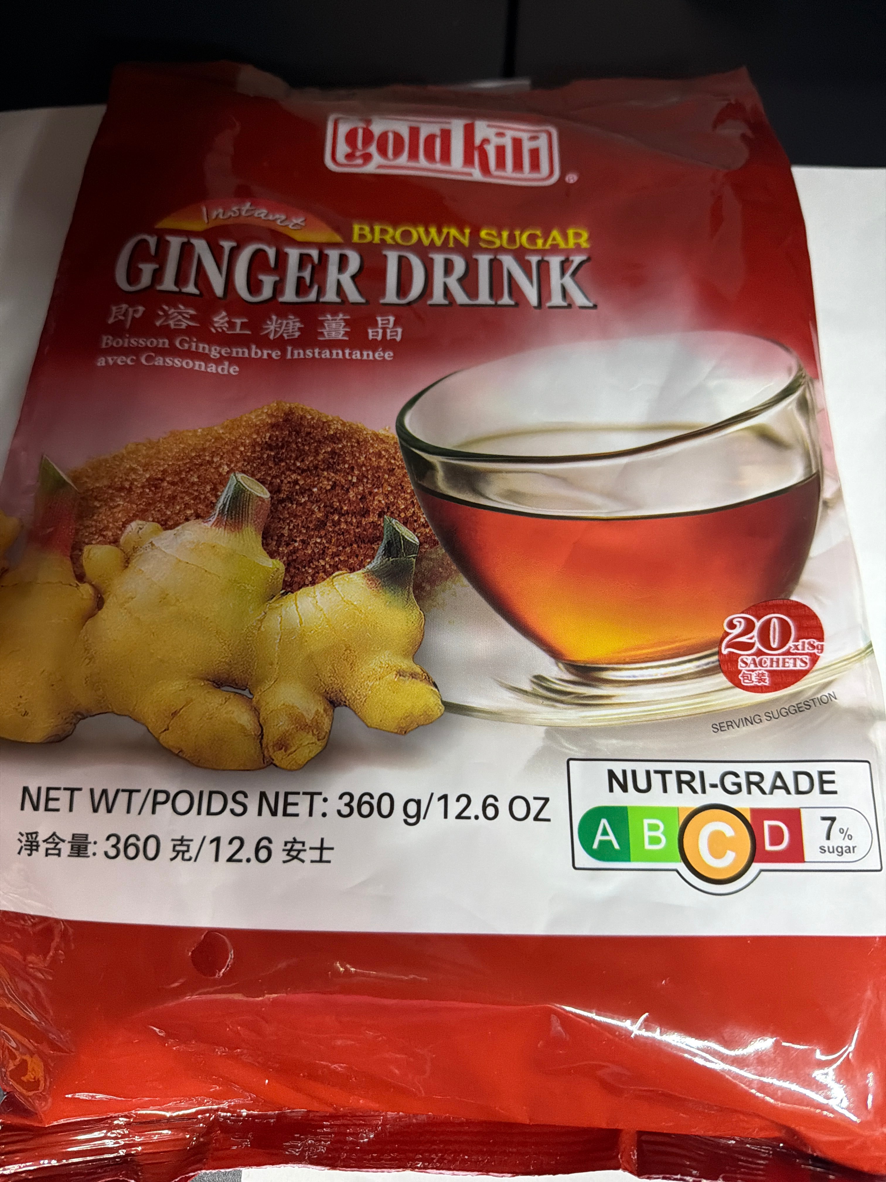 Gold Kili Instant Brown Sugar Ginger Drink 18g