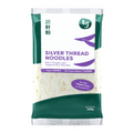LG Brand Mee Tai Bak Rice Noodles 420g – Short Thick Rice Pin Noodles For Lou Shu Fun & Stir - Fry