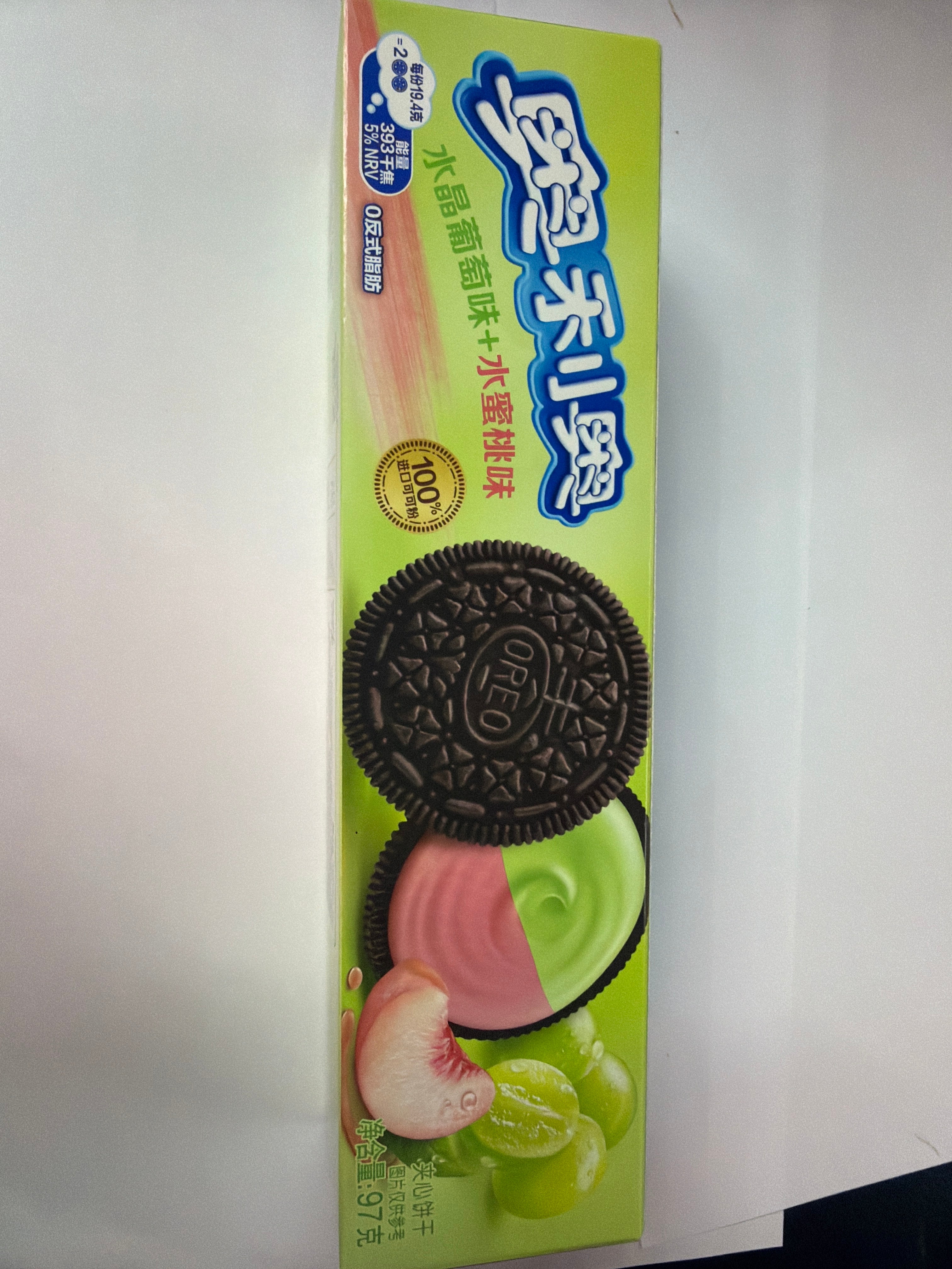 Oreo Cookies Grape & Peach Flavoured 97g