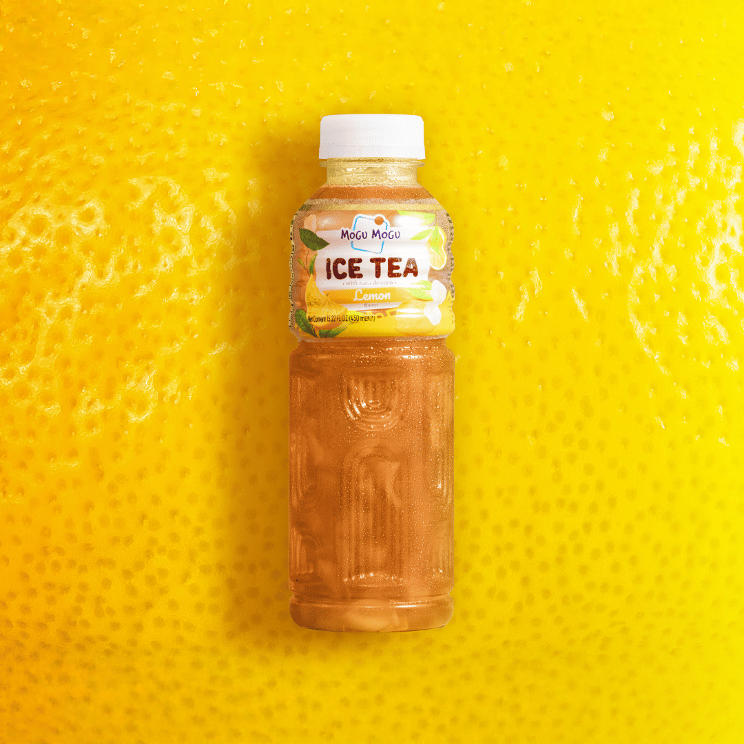 Mogu Mogu Nata De Coco Drink Lemon Ice Tea 450ml