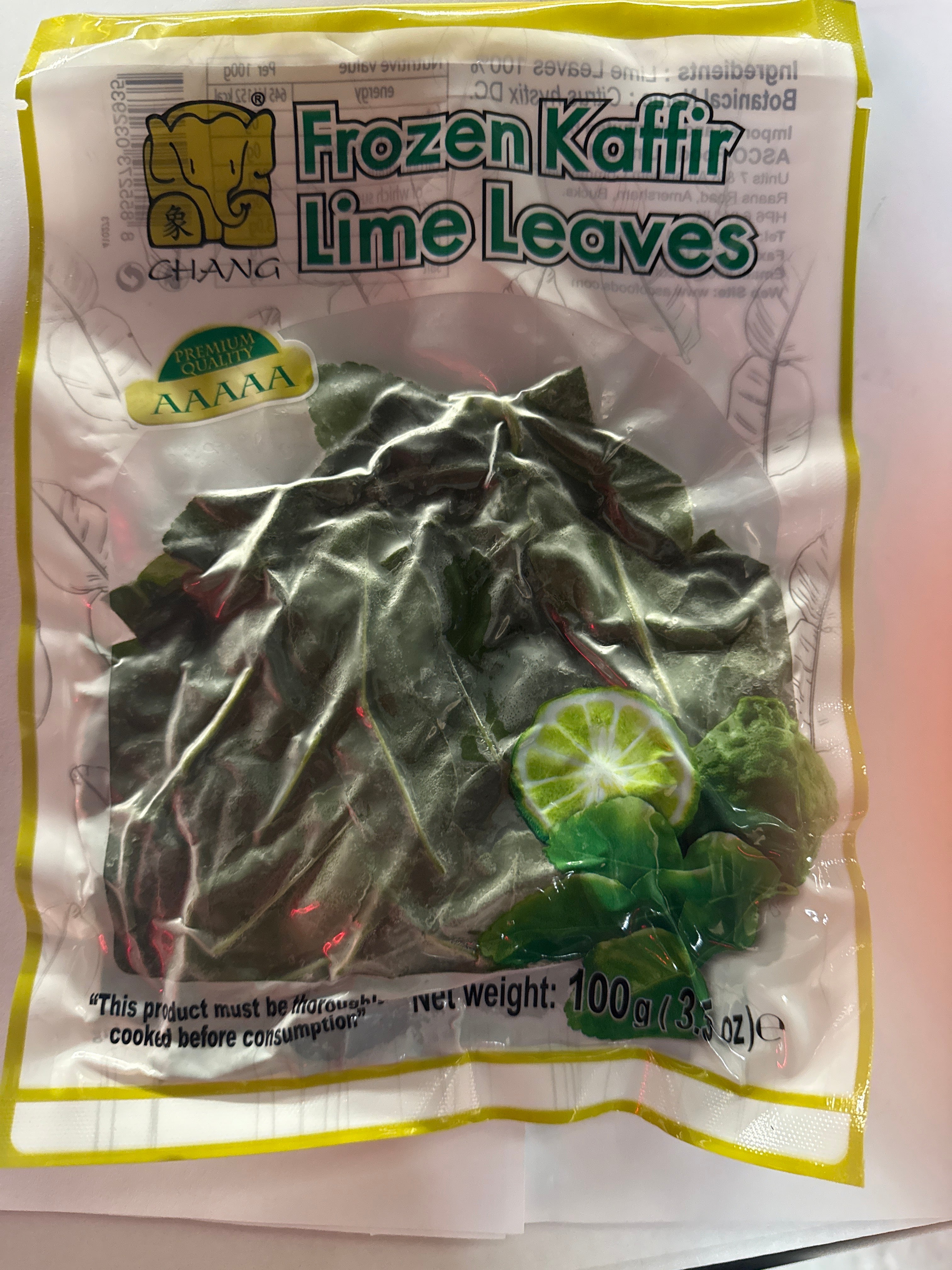 Chang Frozen Kaffir Lime Leaves