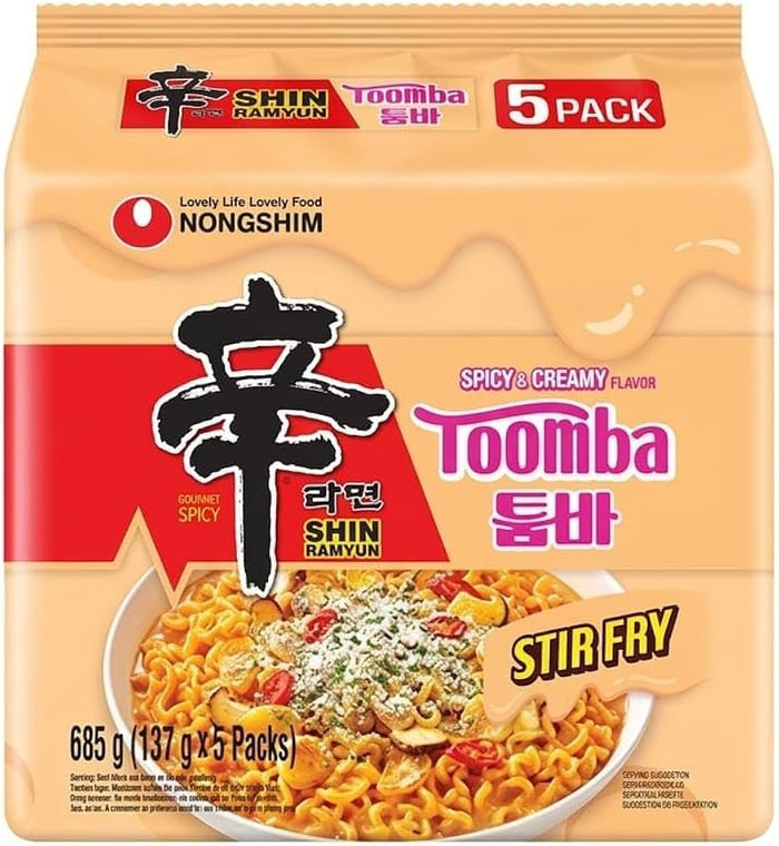 Nongshim Shin Ramyun K-Pop Demon Hunters Toomba 5x137g