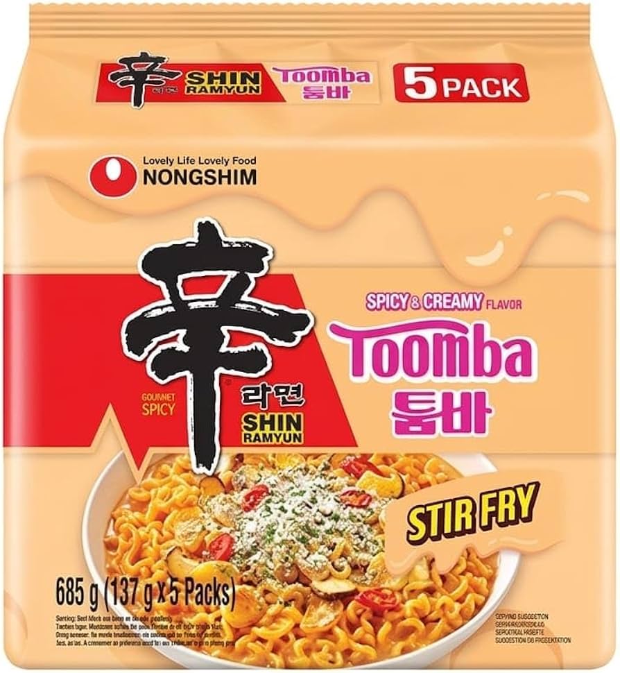 Nongshim Shin Ramyun K-Pop Demon Hunters Toomba 5x137g