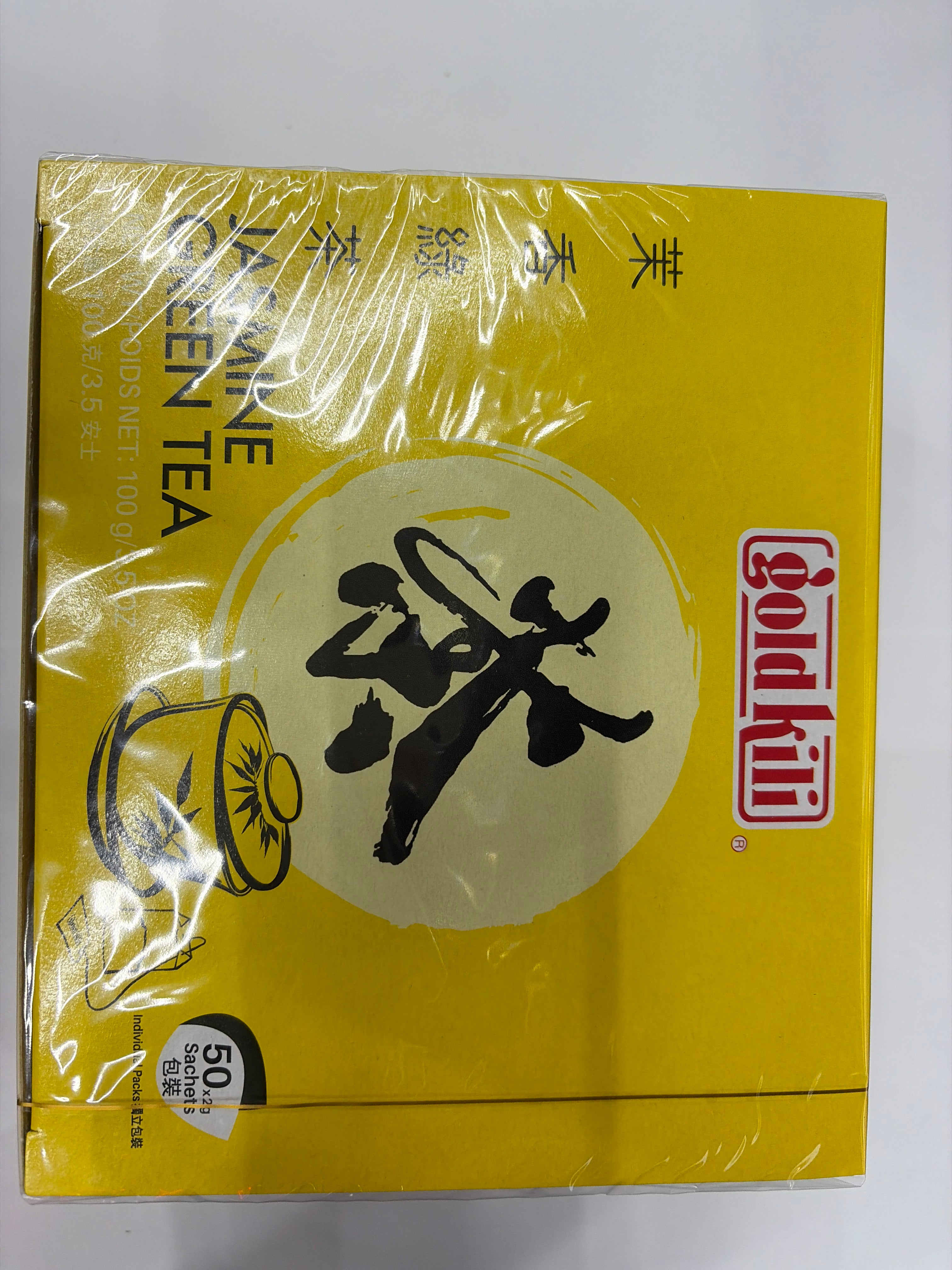 Gold Kili Jasmine Green Tea Sachets 50x2g
