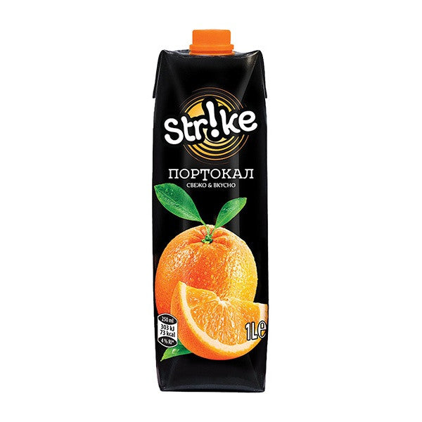 Strike Fruit Drink Orange 1L