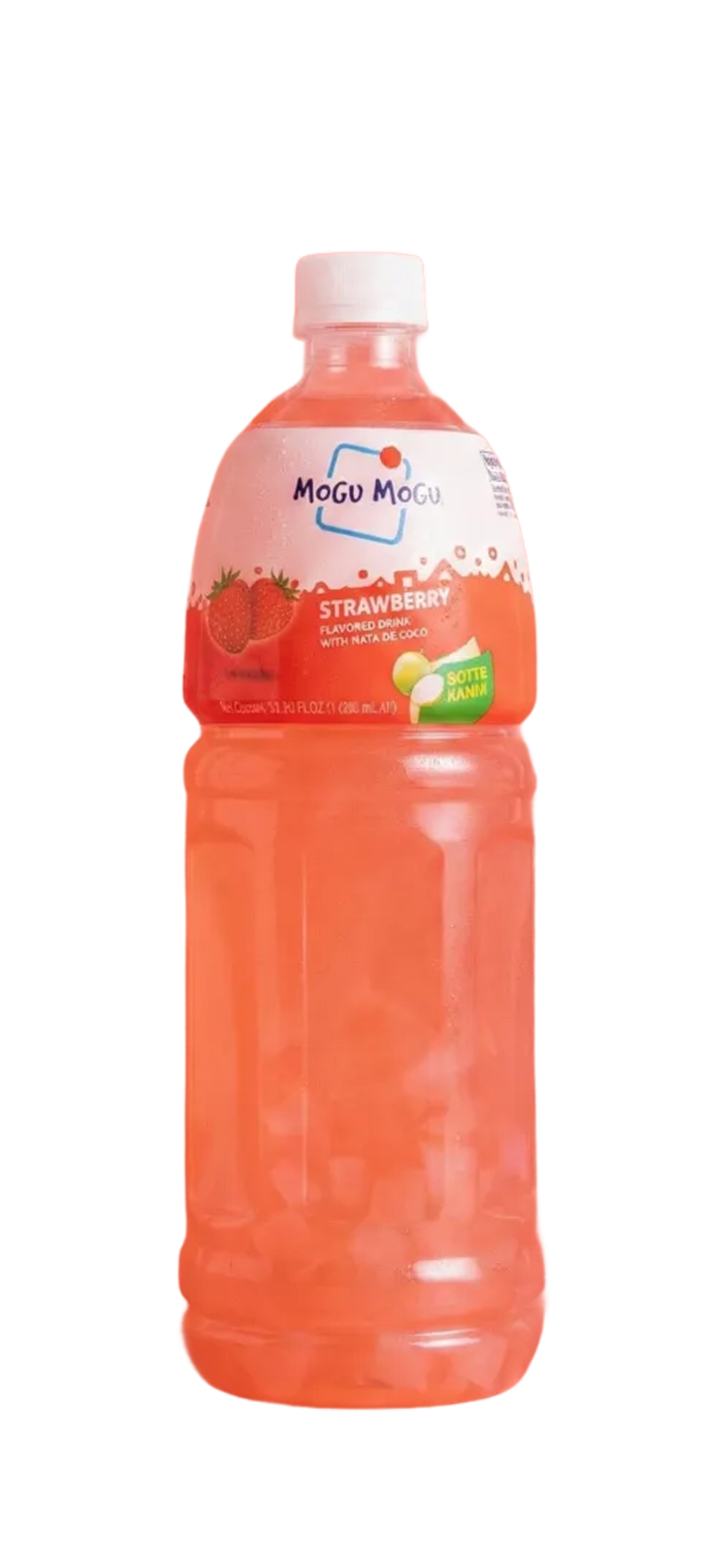 Mogu Mogu Nata De Coco Drink Strawberry Flavour 1000ml