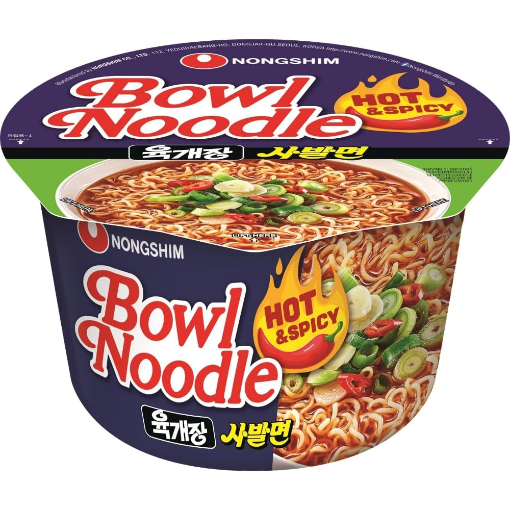 Nongshim Instant Noodle Bow - Hot & Spicy 100g