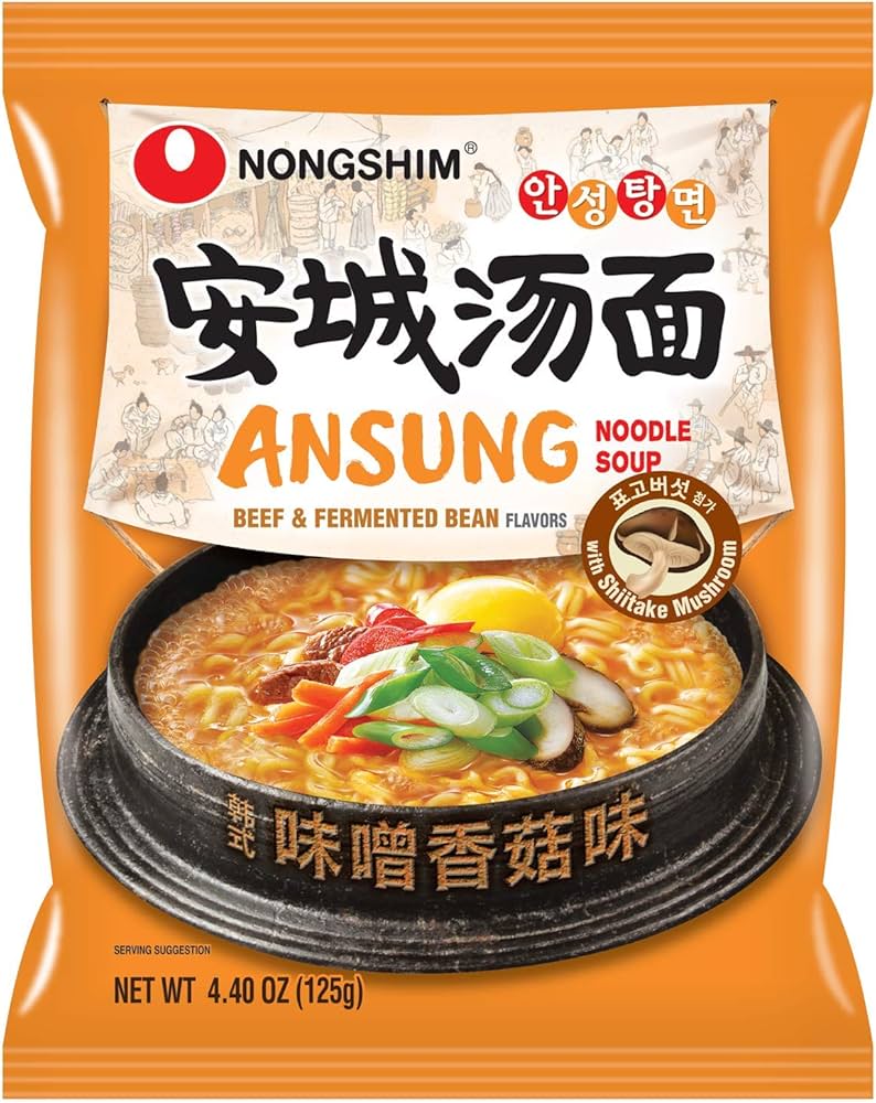 Nongshim Ansung Noodle Mild Spicy Soybean Paste 125g
