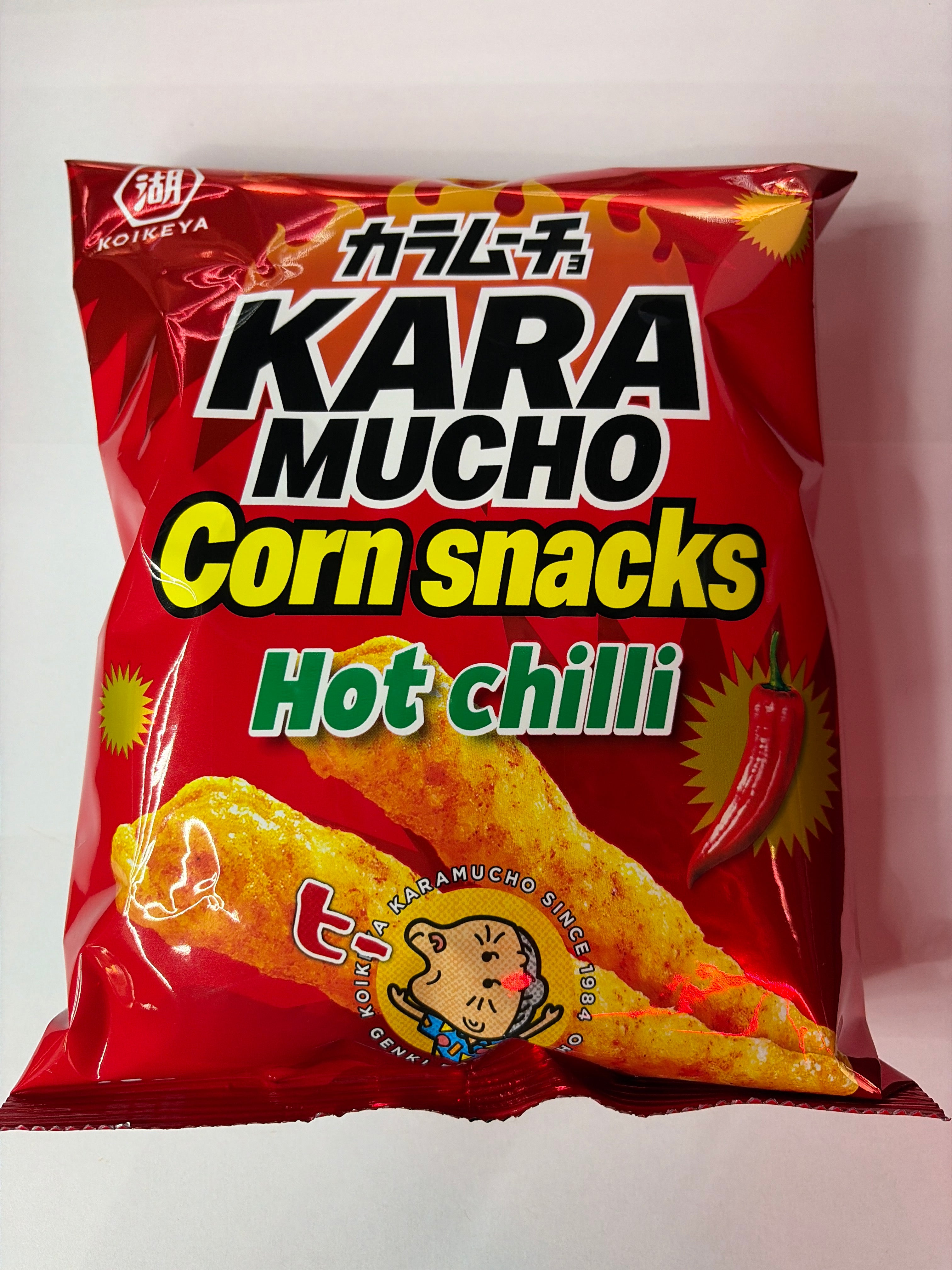 Kara Mucho Corn Snacks Hot Chili 60g