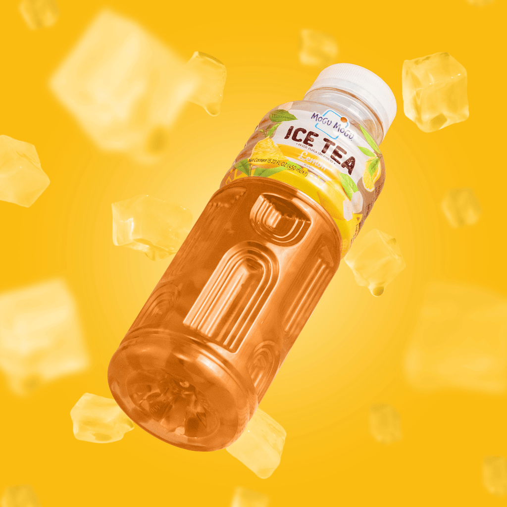 Mogu Mogu Nata De Coco Drink Lemon Ice Tea 450ml