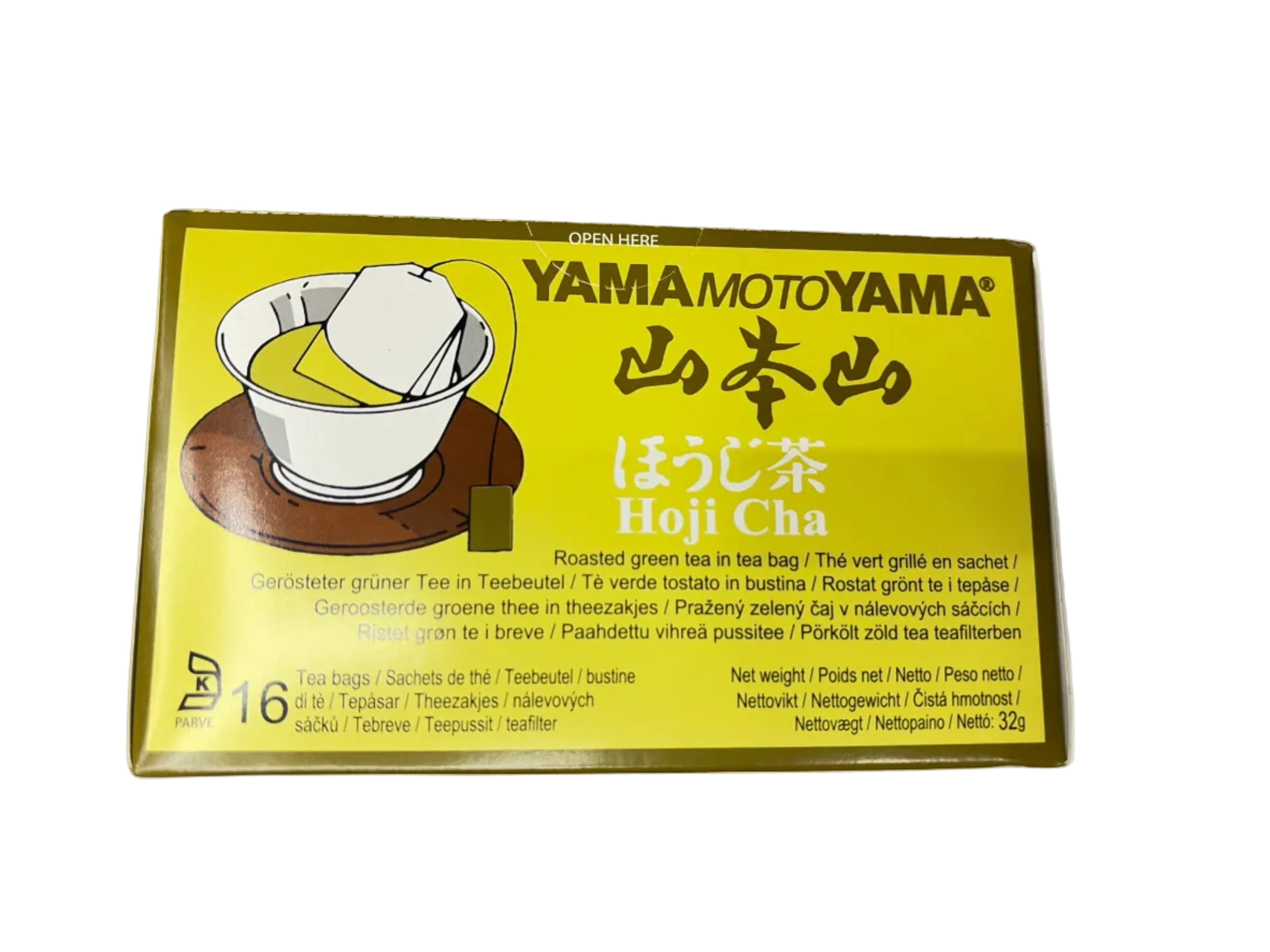 Yamamotoyama Hojicha Tea Bags x16 43.2g