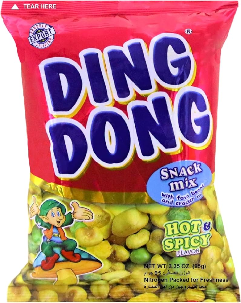 Ding Dong Snack Mix With Fava Beans Hot & Spicy Flavour 95g
