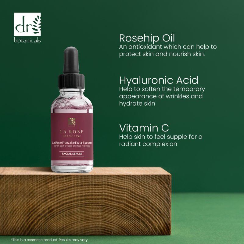 La Rose Française Day Moisturiser, Facial Serum, Eye Serum