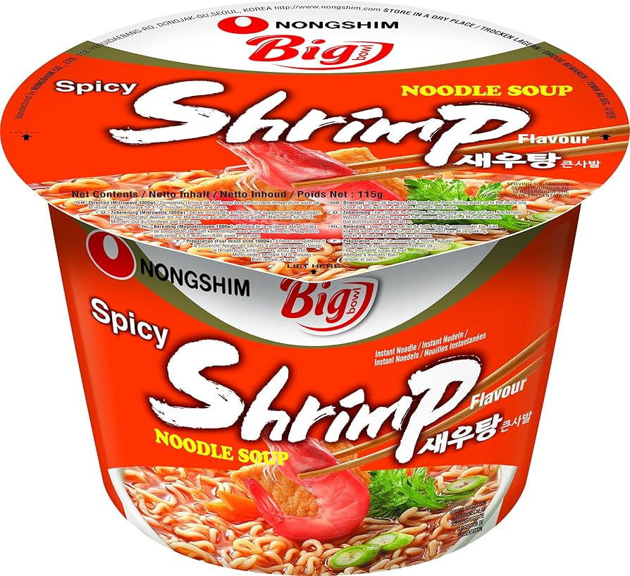 Nongshim Big Bowl Noodle Shrimp 115g