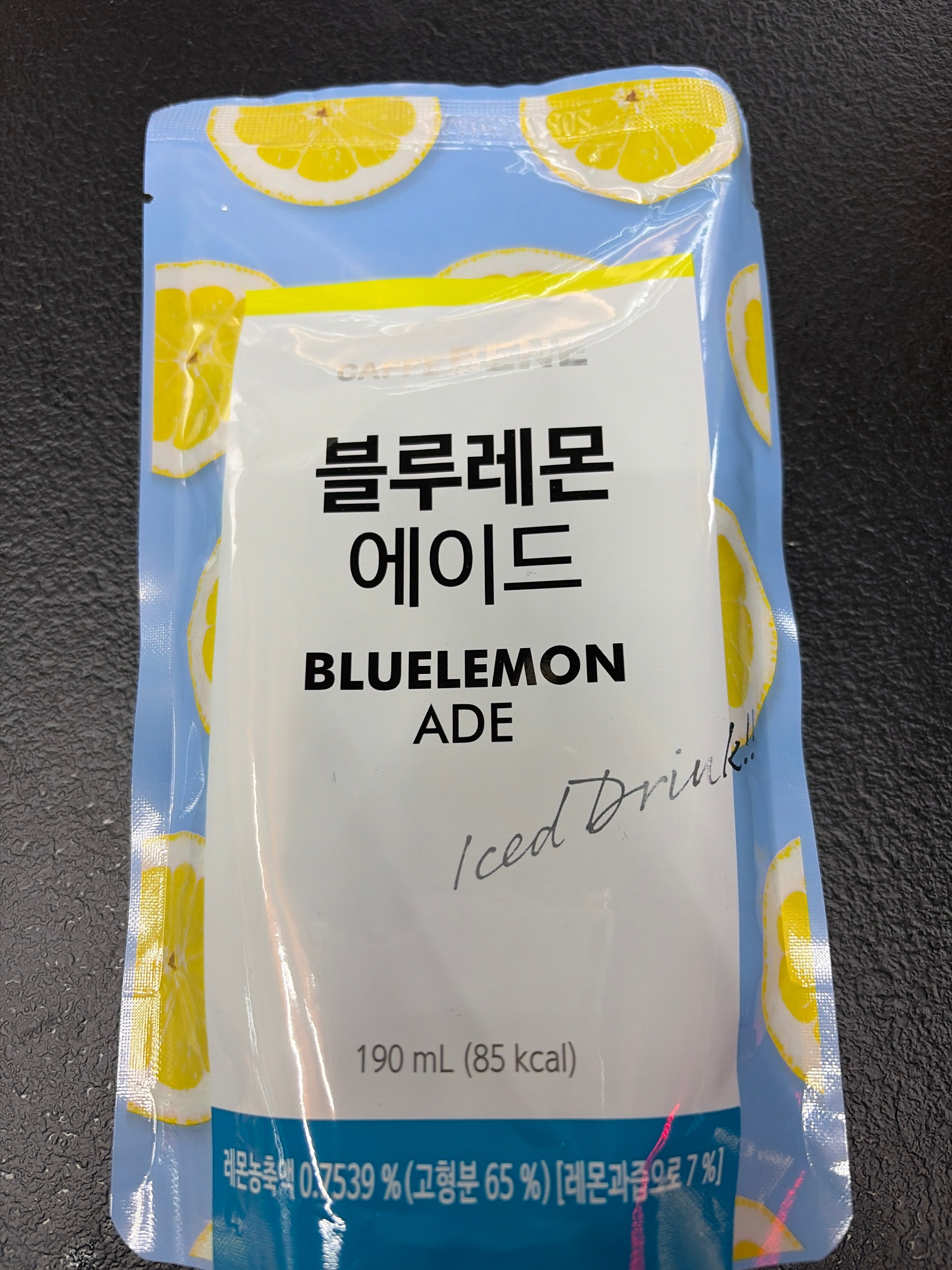 Caffe Bene Blue Lemon Ade 190ml