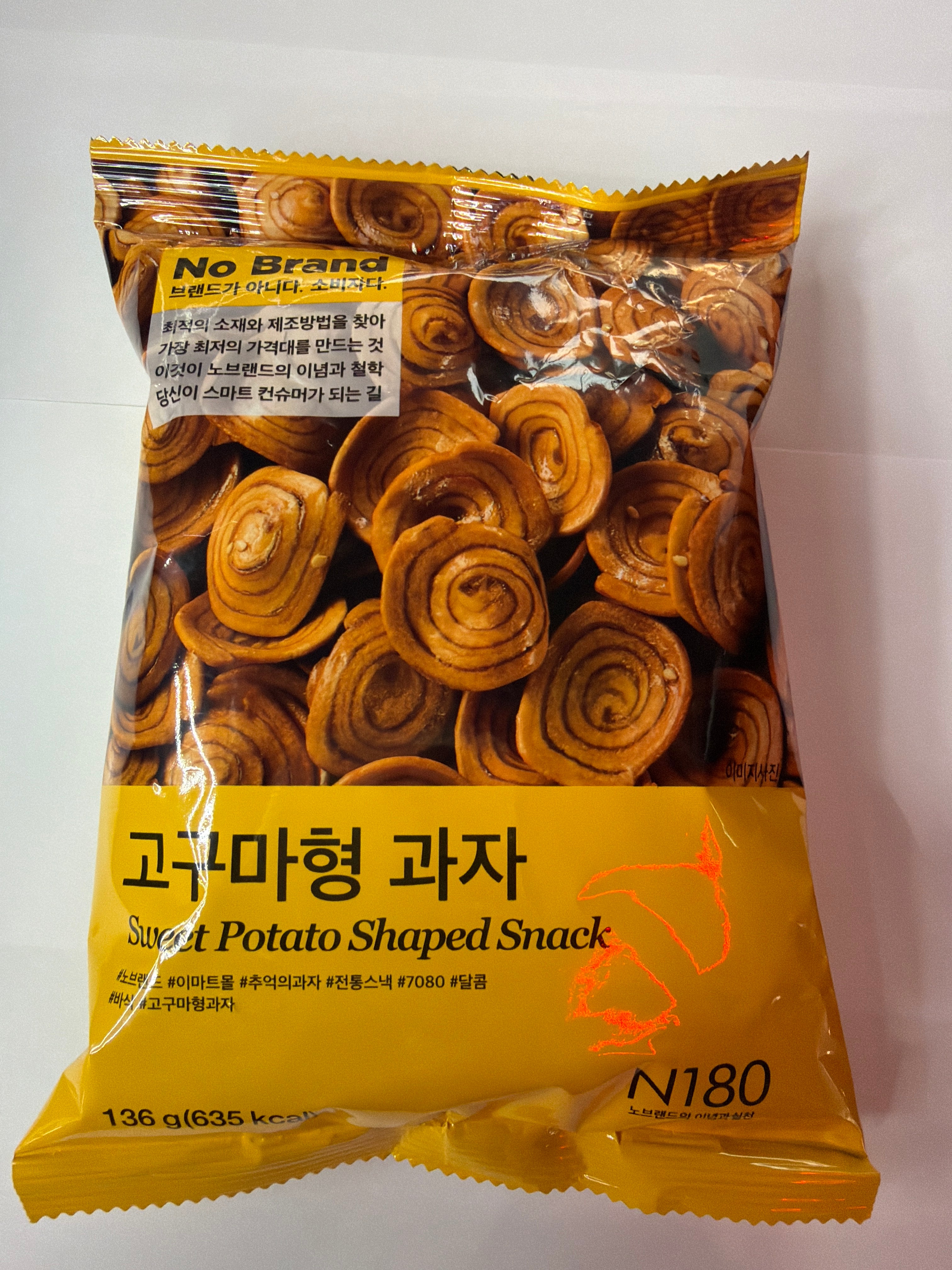 No Brand Sweet Potato Shaped Snack 136g