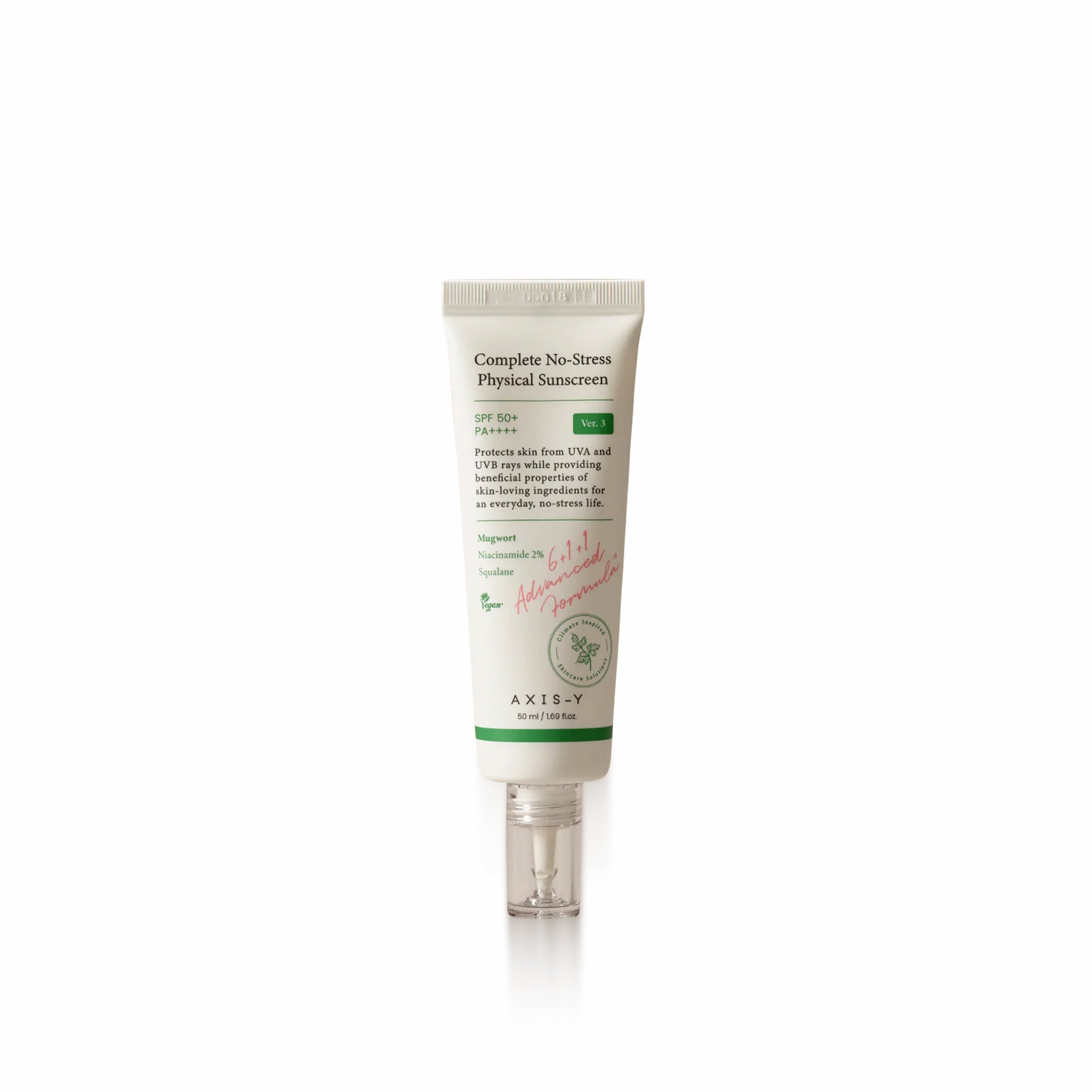 AXIS Y Complete No-Stress Physical Sunscreen SPF50+ PA++++