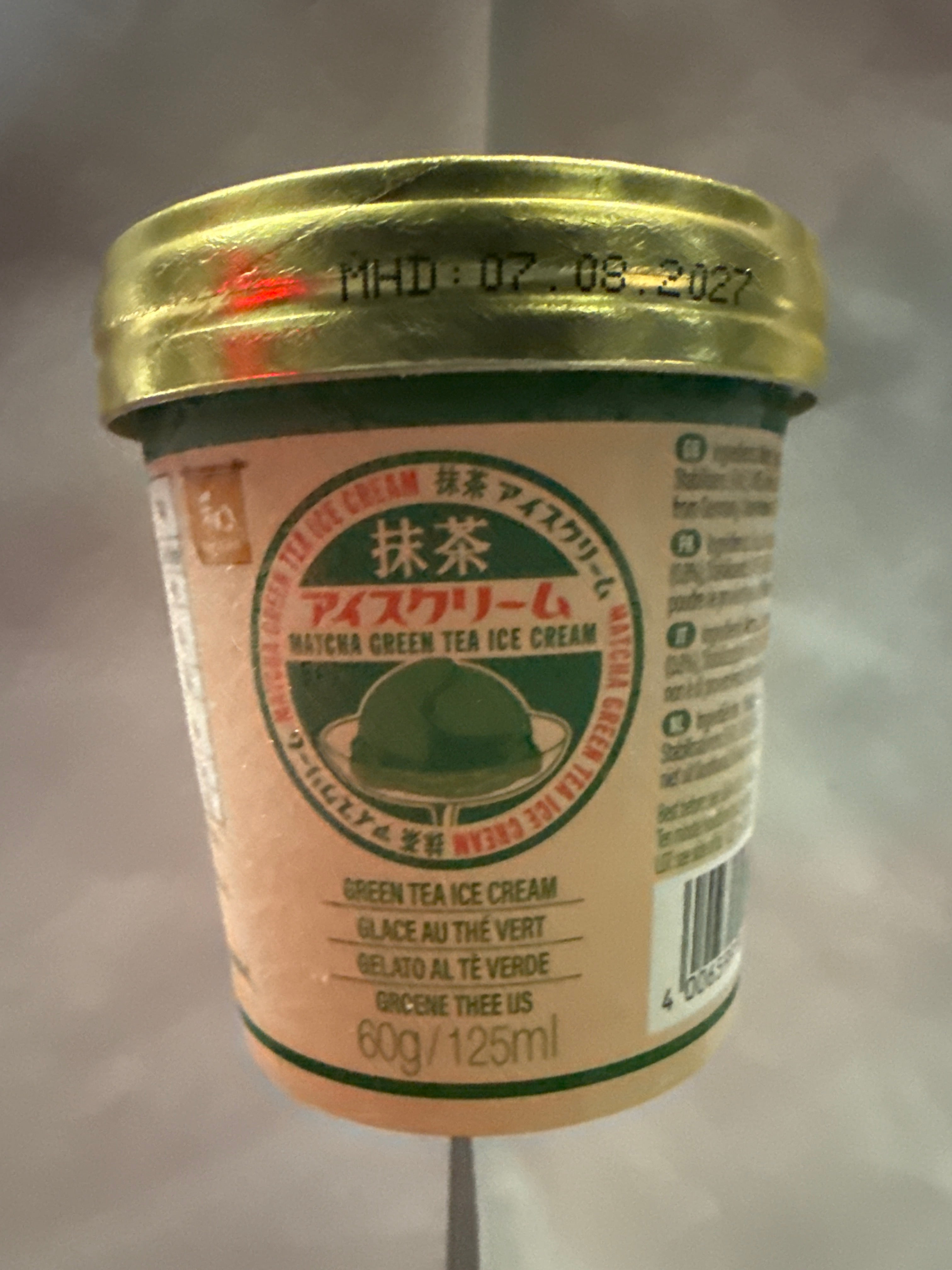 Yee Kwan Matcha Green Tea Ice Cream 125ml