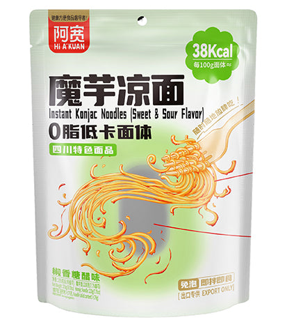 Hi A'Kuan Instant Konjac Noodle - Sweet & Sour 225g