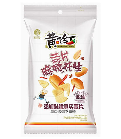Huang Fei Hong Spicy Garlic Peanuts 116g