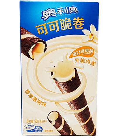 Oreo Cocoa Crisp Rolls Vanilla 50g